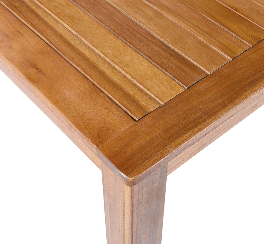 TOPMAX Patio Wooden Dining Table