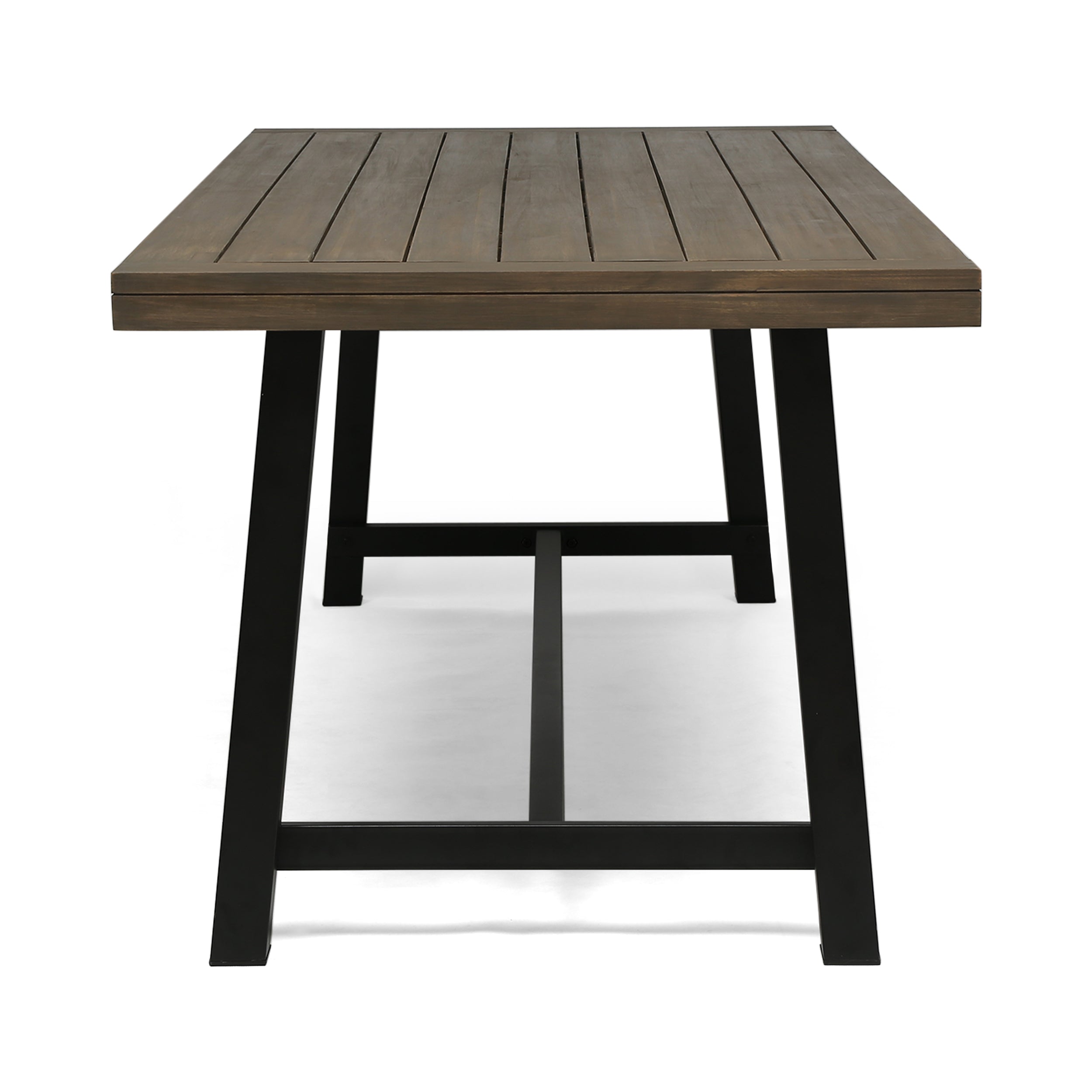 Acacia Wood Rectangular Outdoor Dining Table