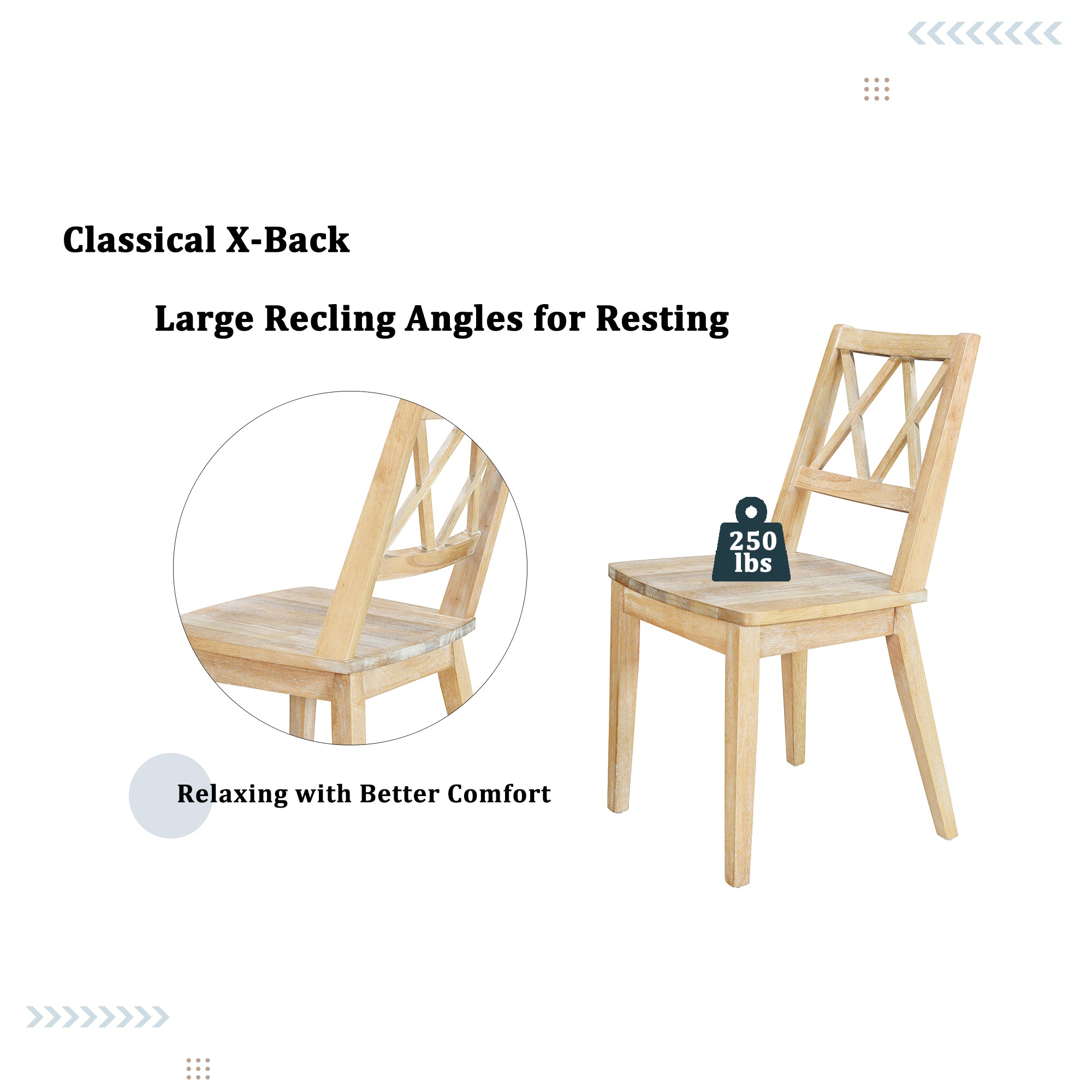 5-Piece Dining Set with Extendable Oval Table and 4 Cross Back Dining Chairs