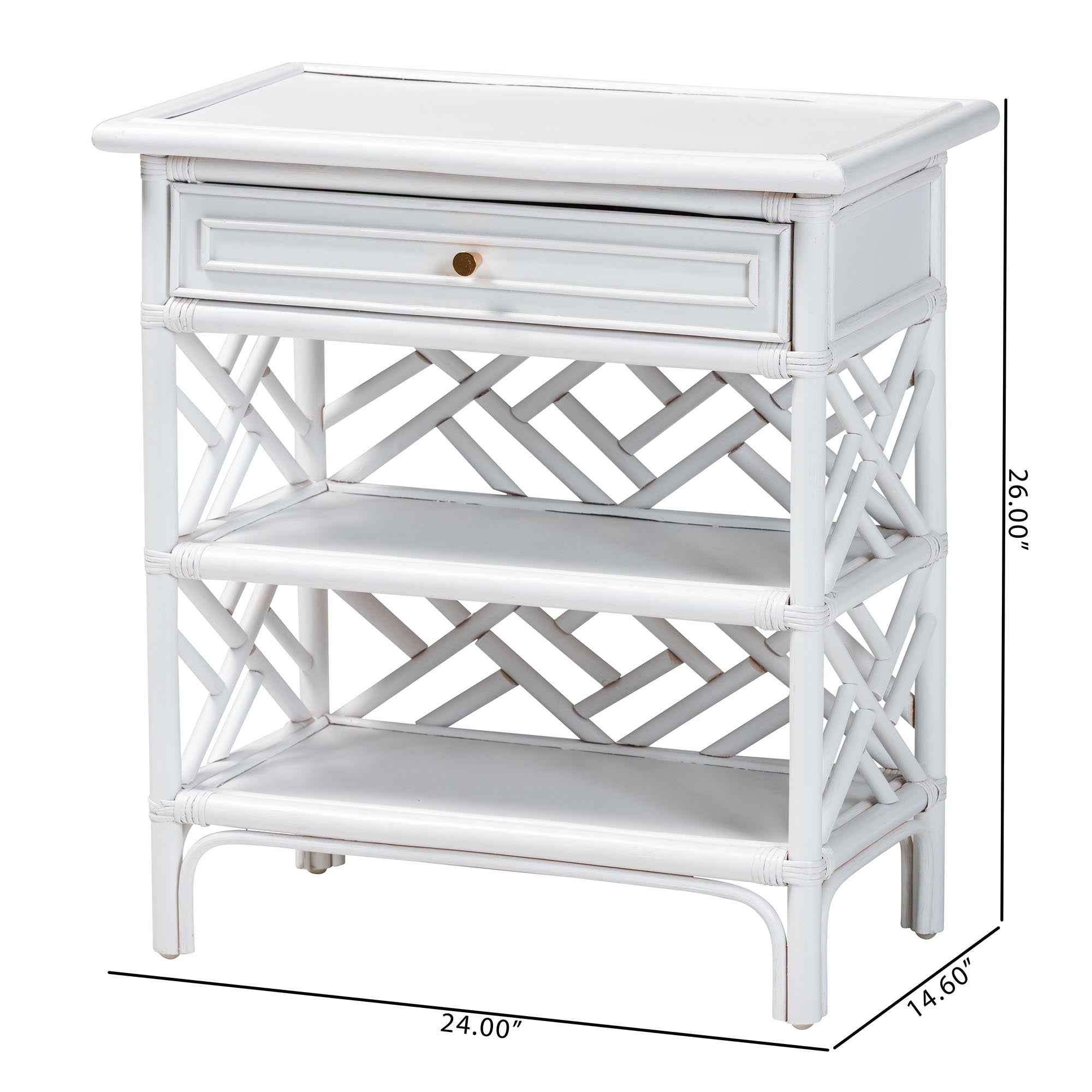 Aeris Rattan Nightstand