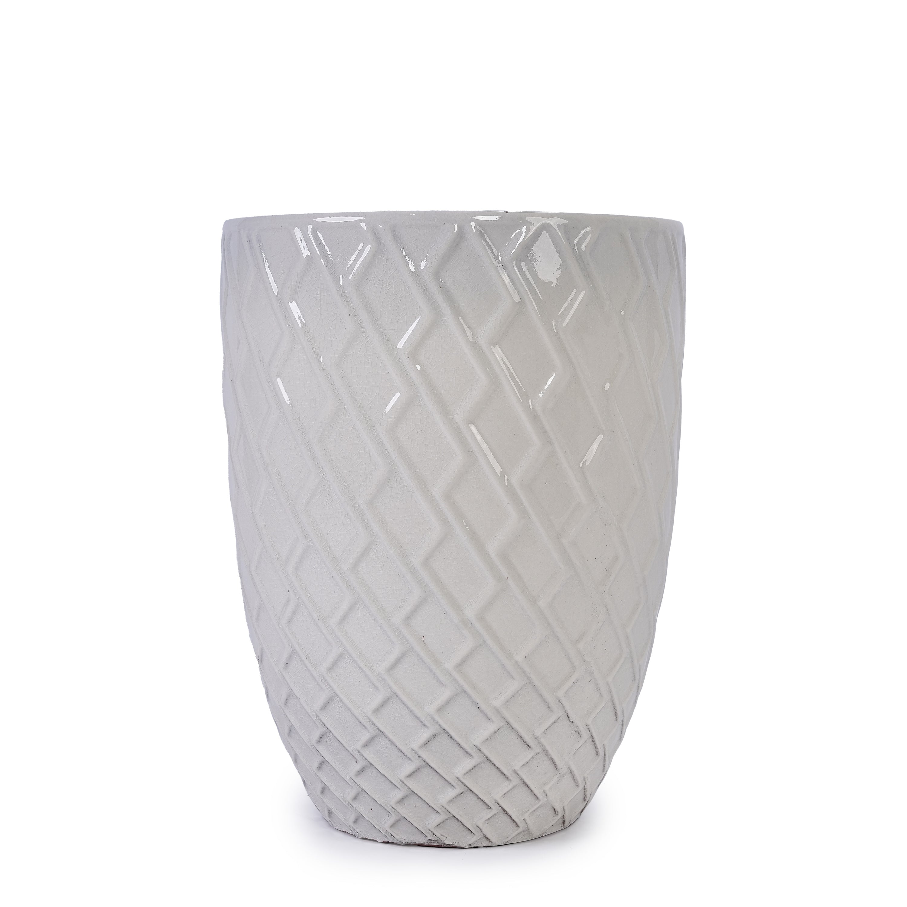 Elan Handmade White Ceramic Planter