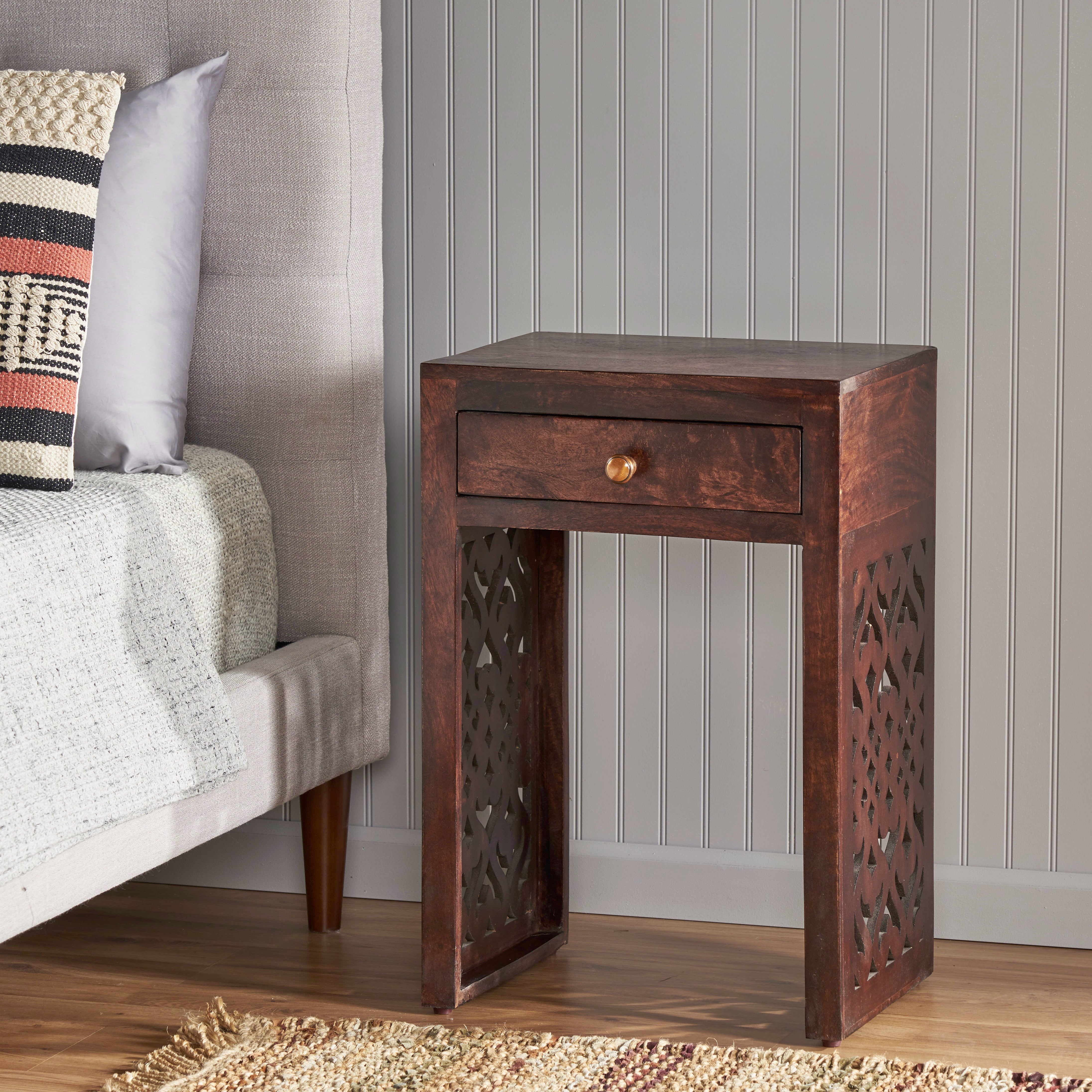Carved Night Stand