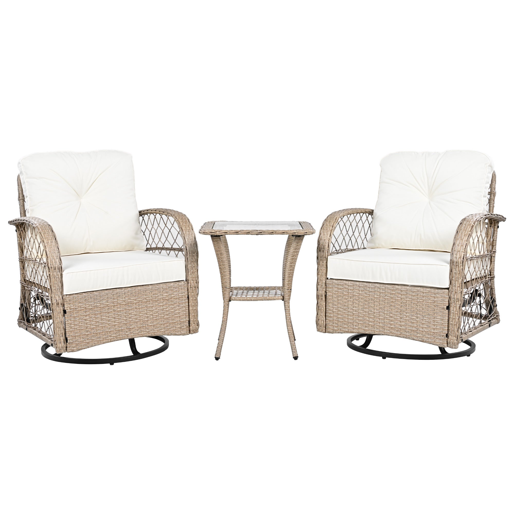 3-Piece Outdoor Chat Set