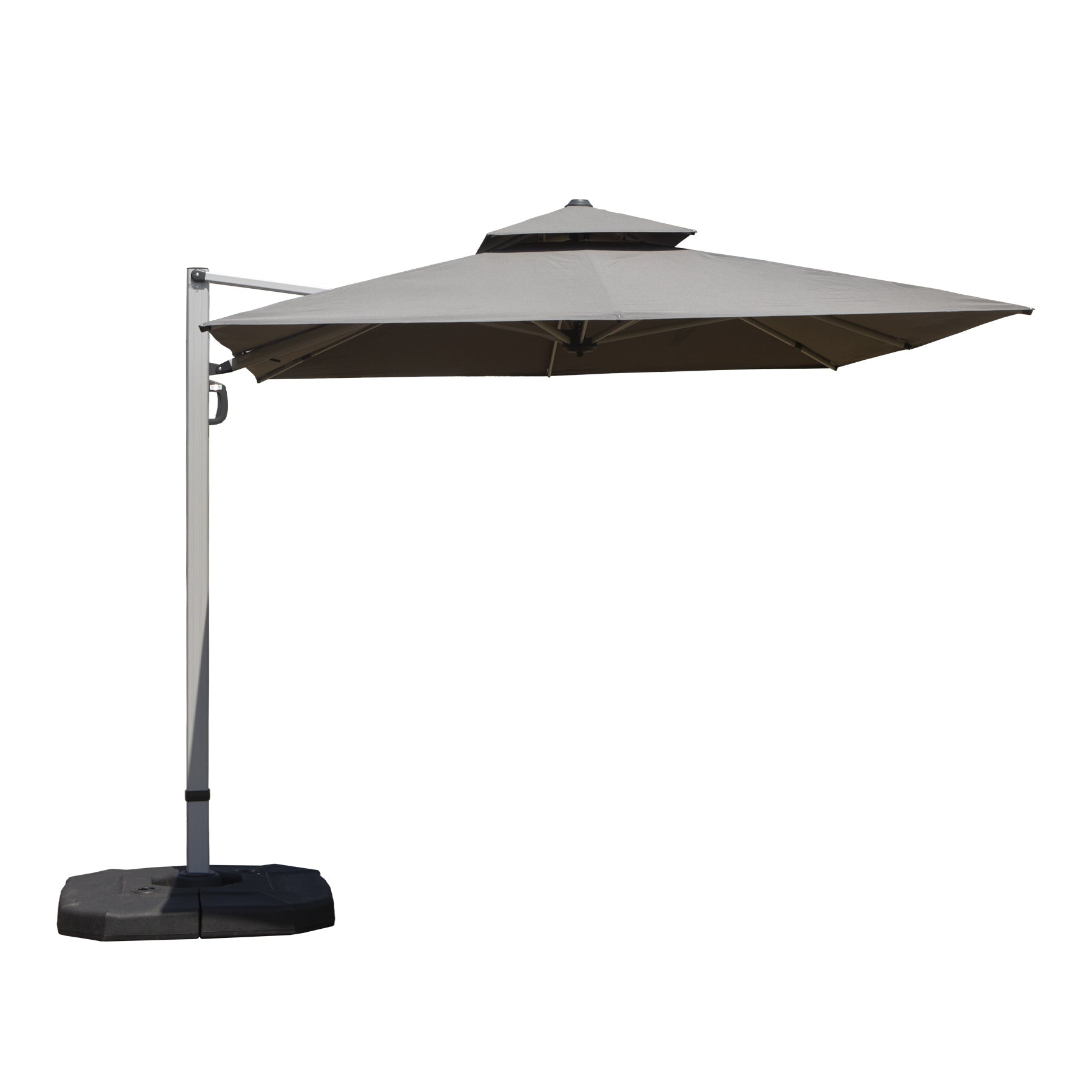 9'x 11' Rectangle Cantilever Umbrella with Center Pole, Base Not Included