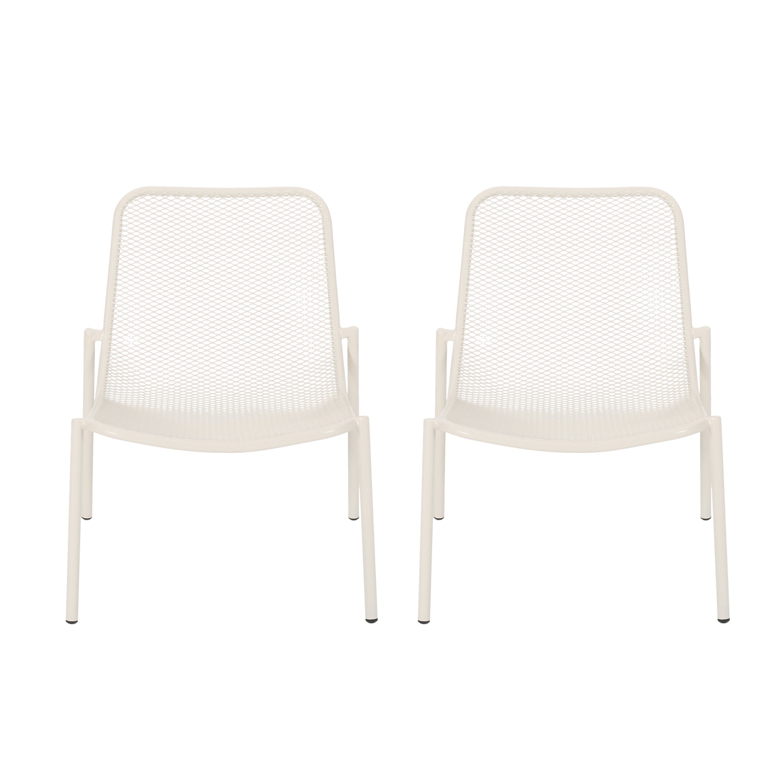 Kincaid Stackable Iron Chairs, Set of 2