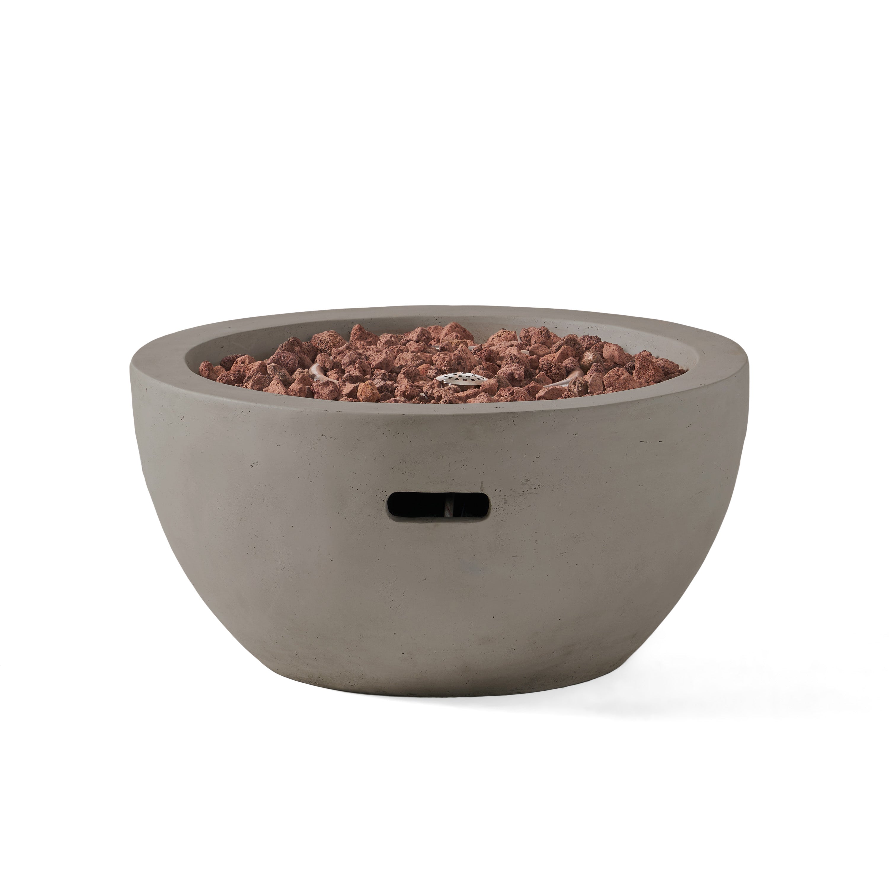 27" Bowl Shaped Propane Fire Pit, Tank Cover Not Included