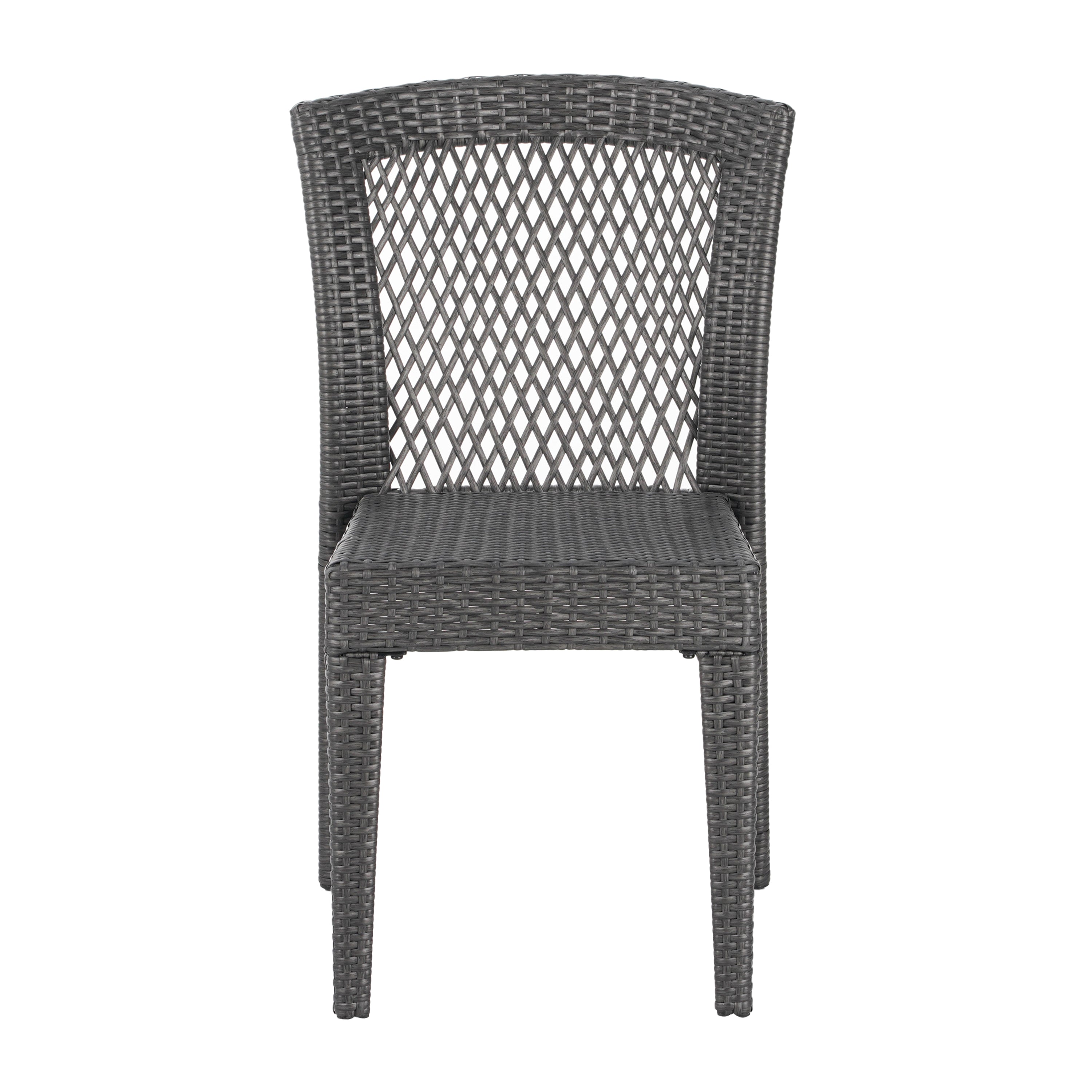 Farley Stacking Outdoor Dining Chairs, Set of 2