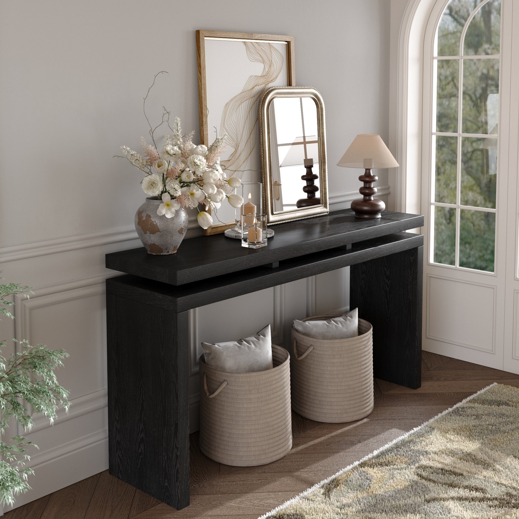 60'' Farmhouse Console Table