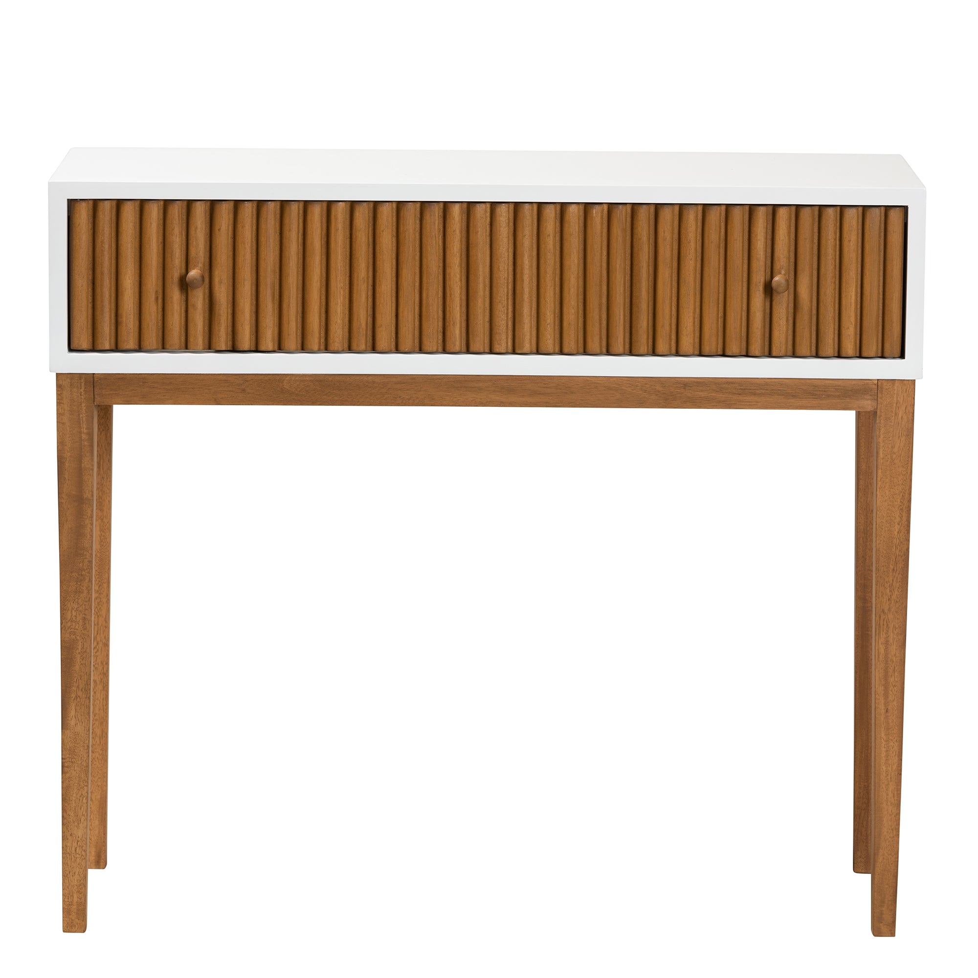 Harrietta Wood 1-Drawer Console Table