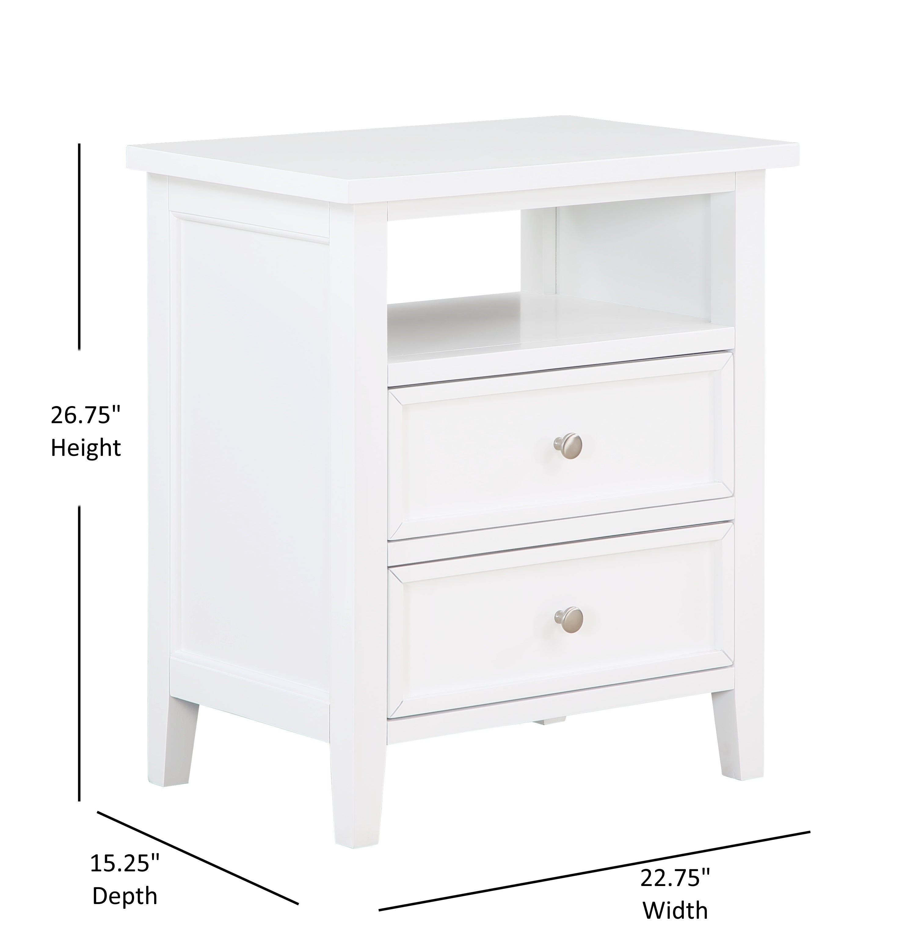 Weston 2-Drawer Nightstand