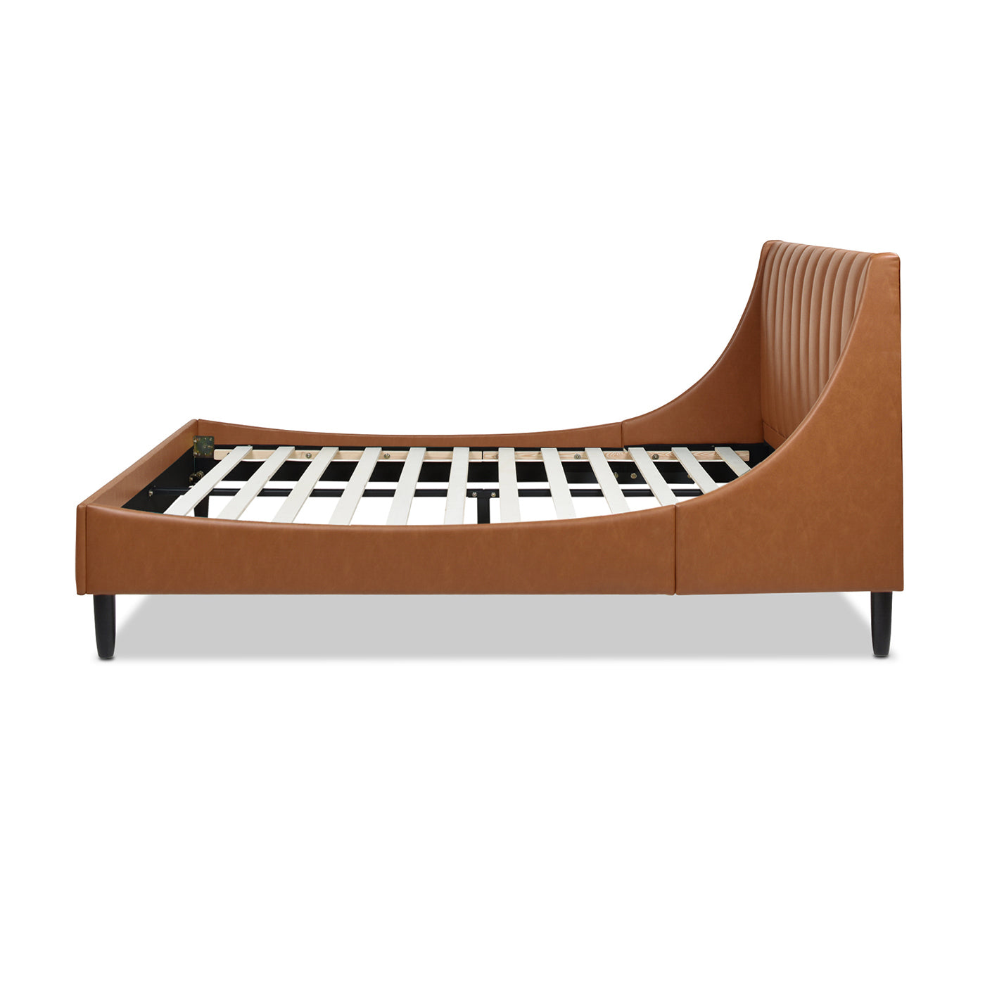 Asphodel Upholstered Platform Bed with Channel Tufted Headboard