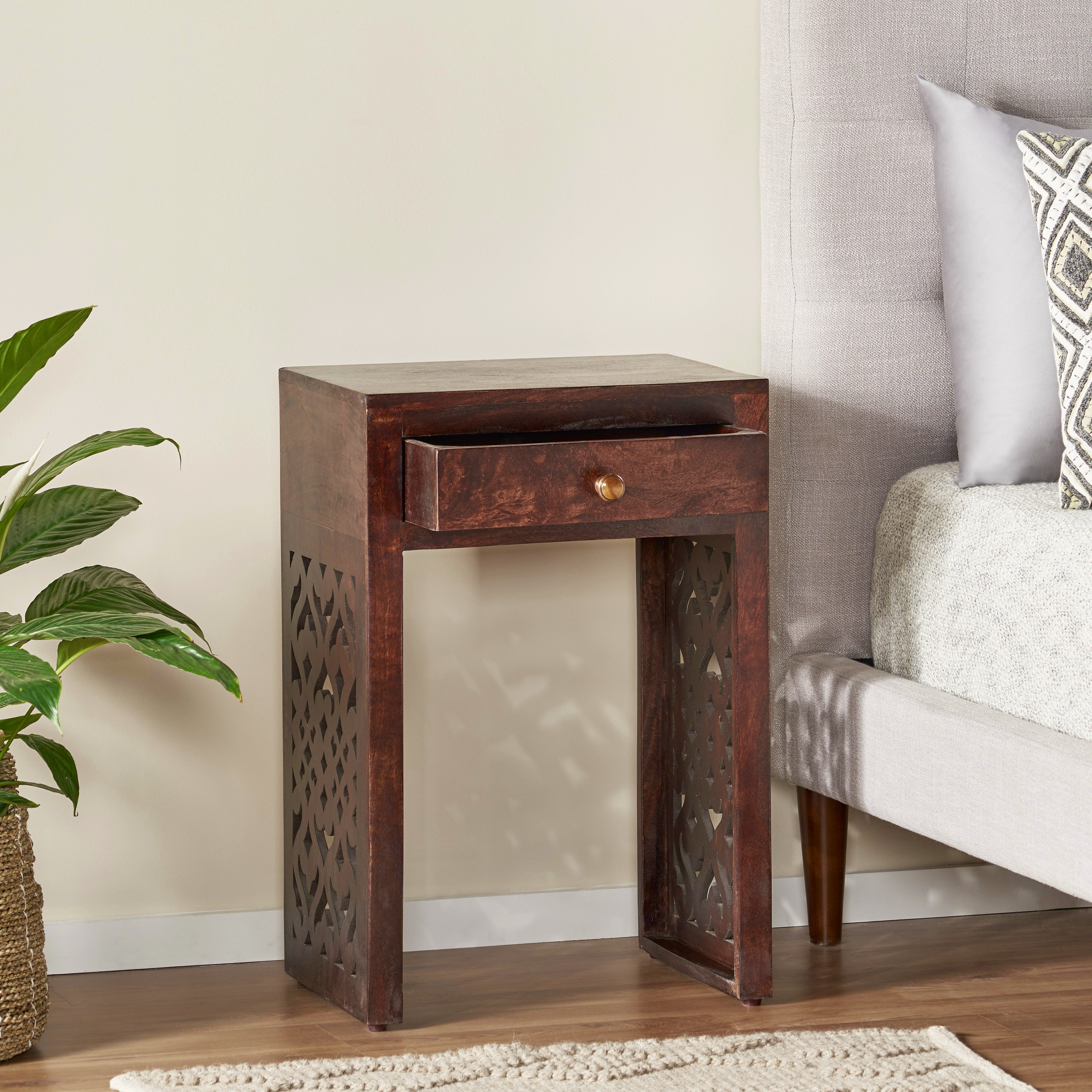 Carved Night Stand