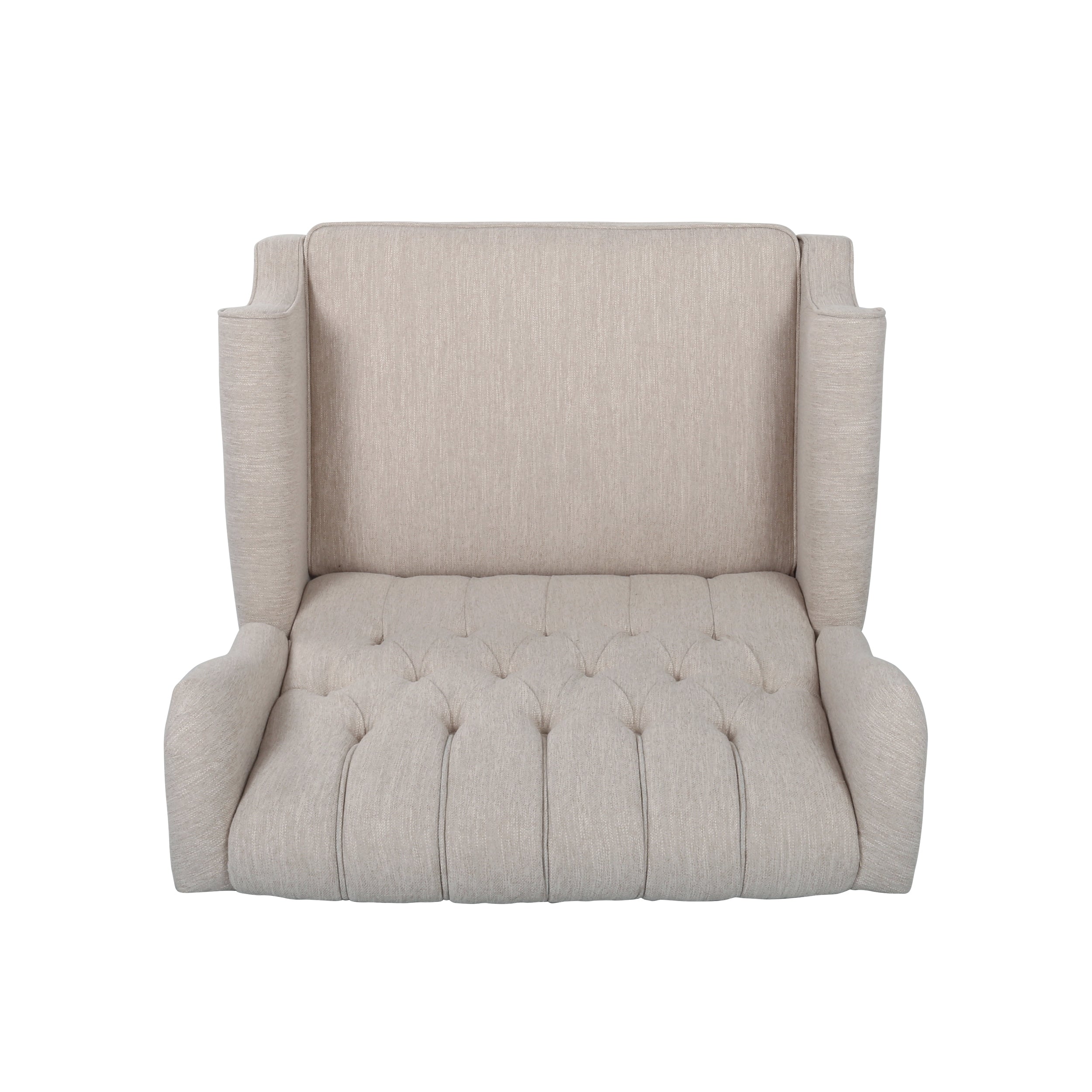 Oversized Wingback Tufted Recliner Accent Chair