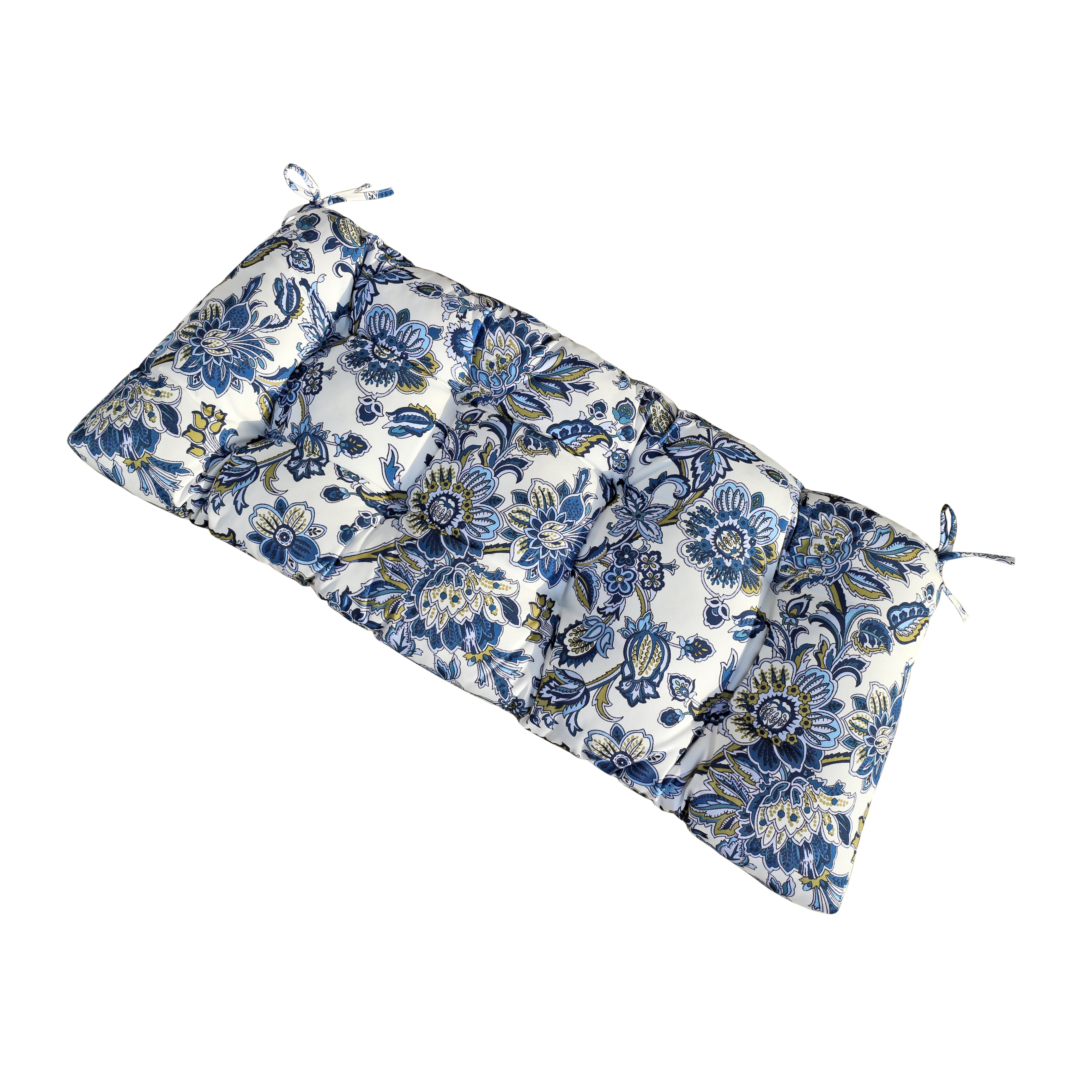 47" Tufted Outdoor Bench Cushion