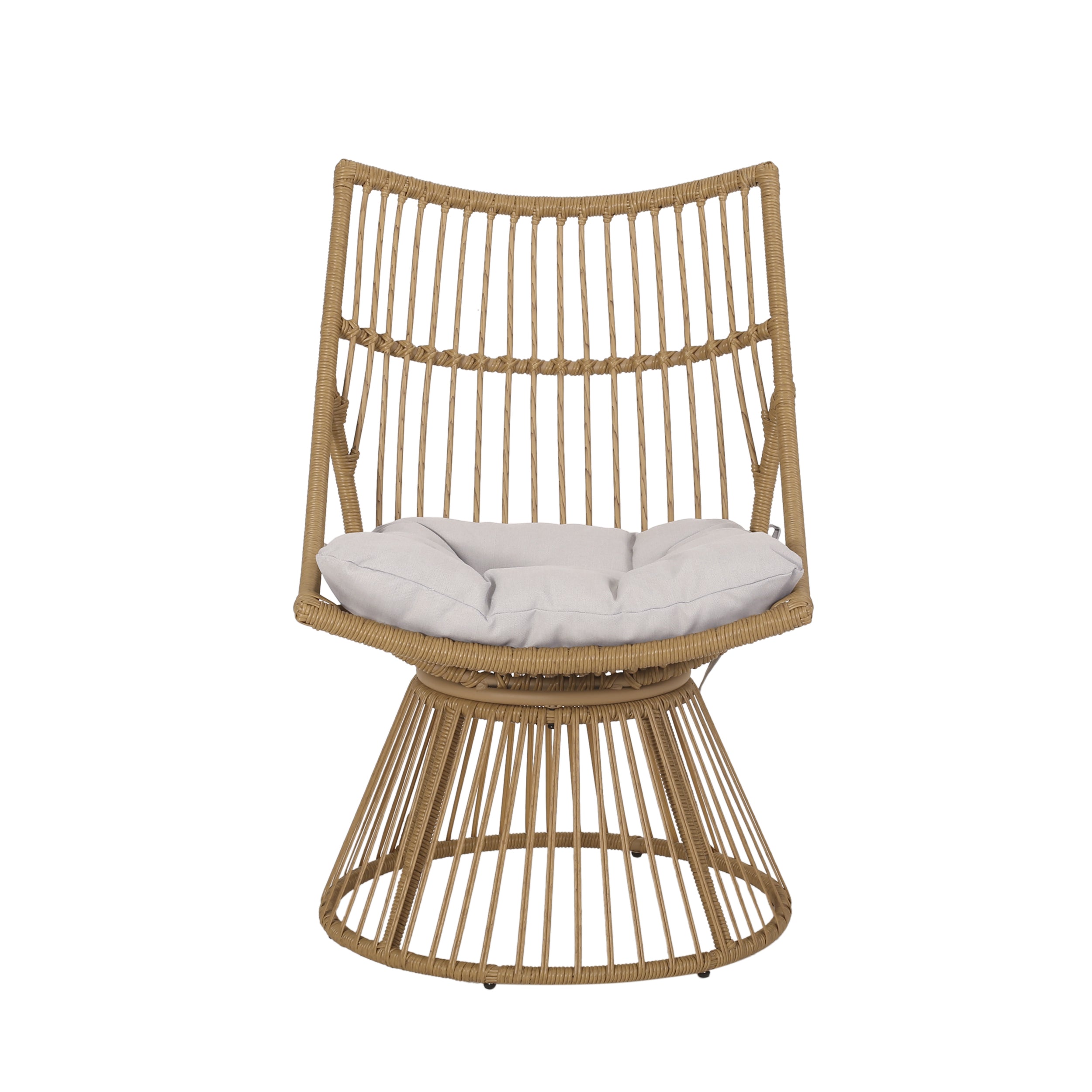 The Original Papasan™ Strontianite Outdoor Rattan Chair with High Back Design
