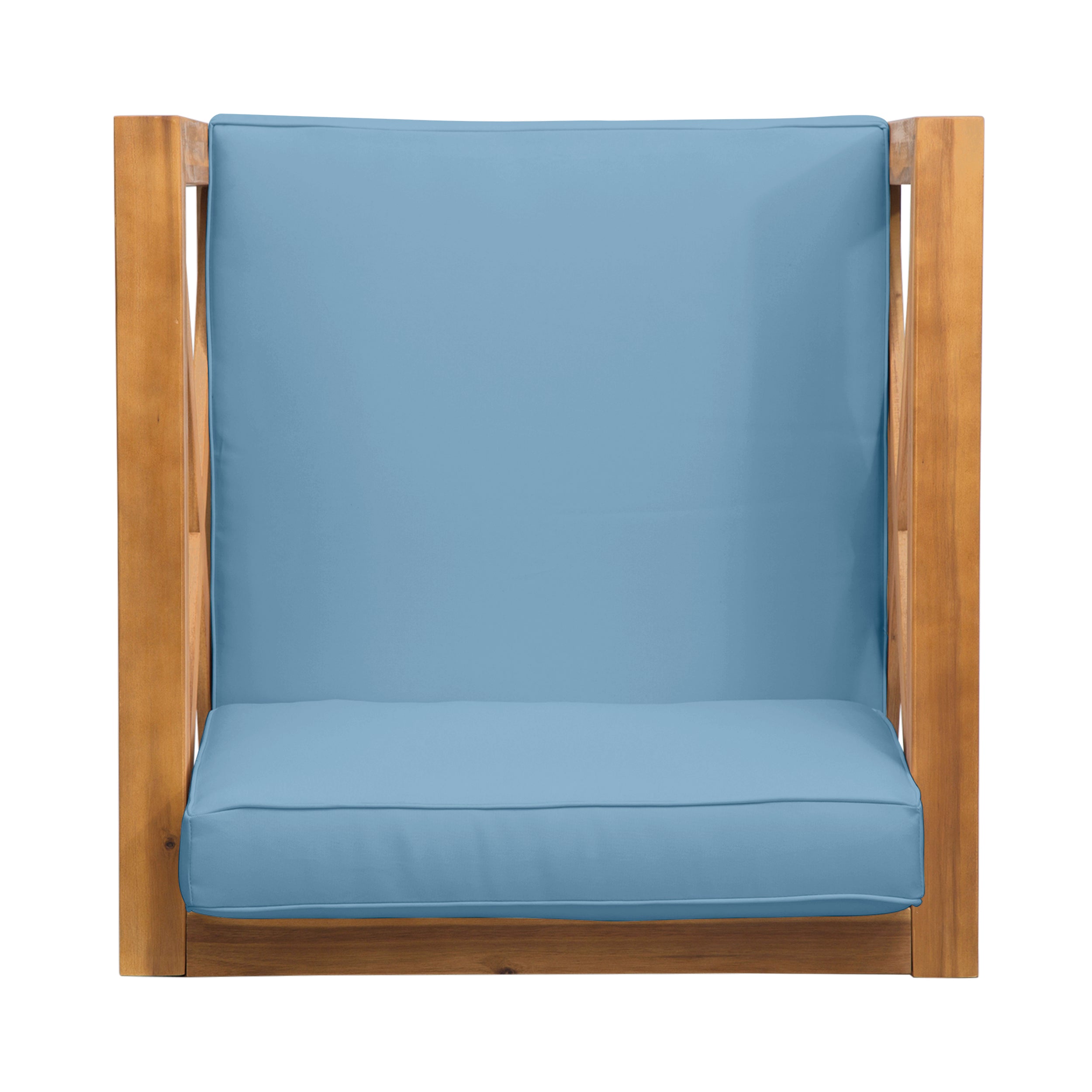 Brava Outdoor Club Chair with Water-Resistant Cushions