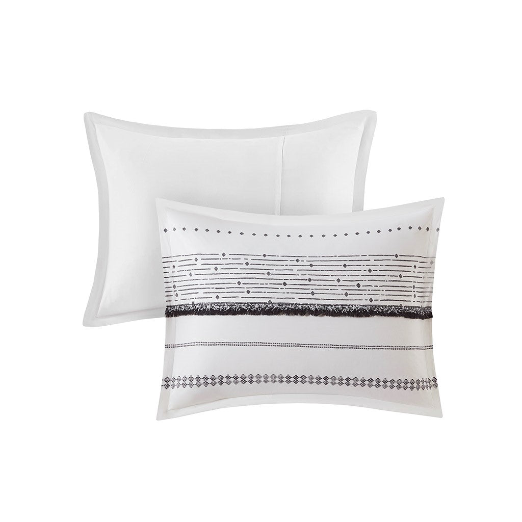 Nea Cotton Printed Comforter Set with Trim