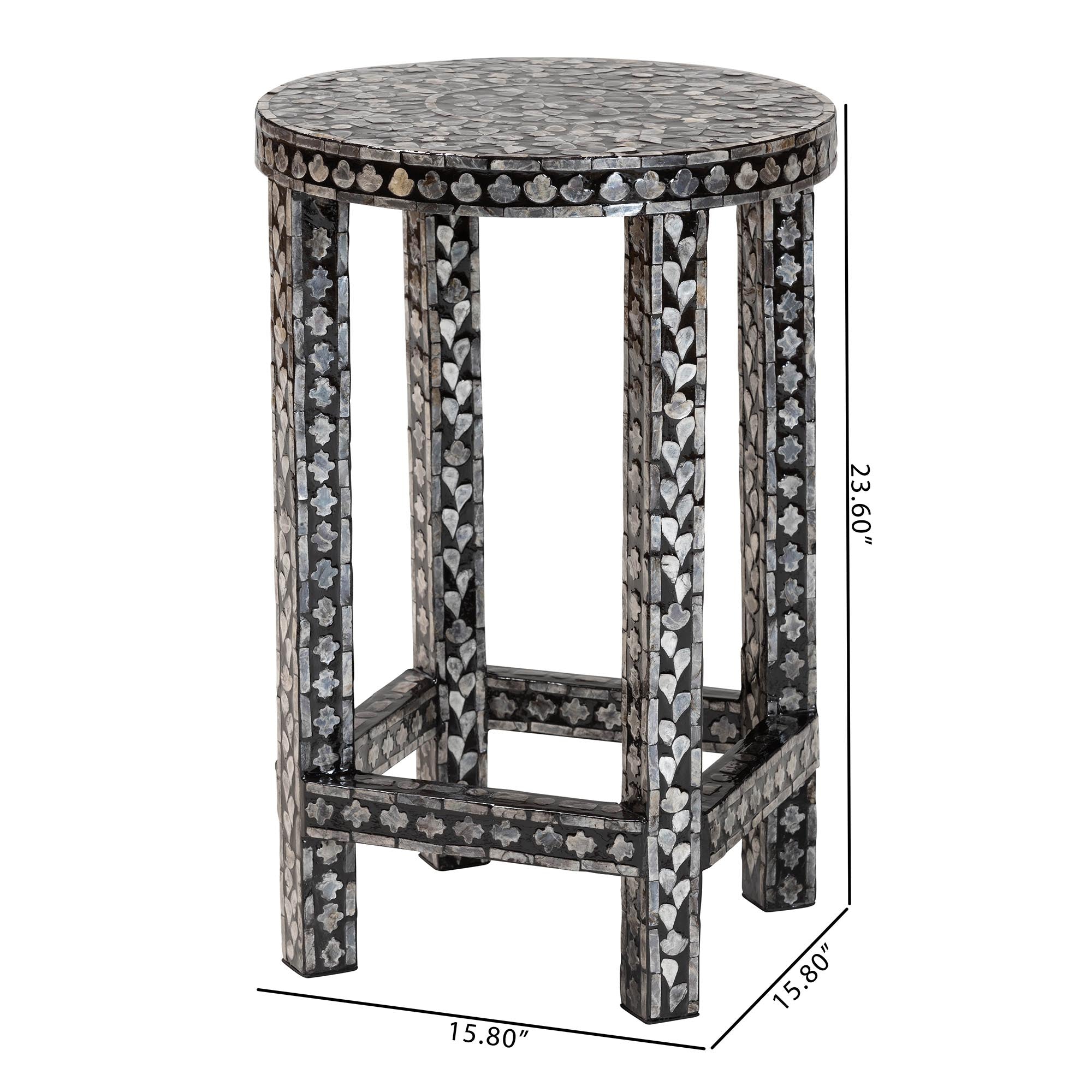 Zarah Shell End Table