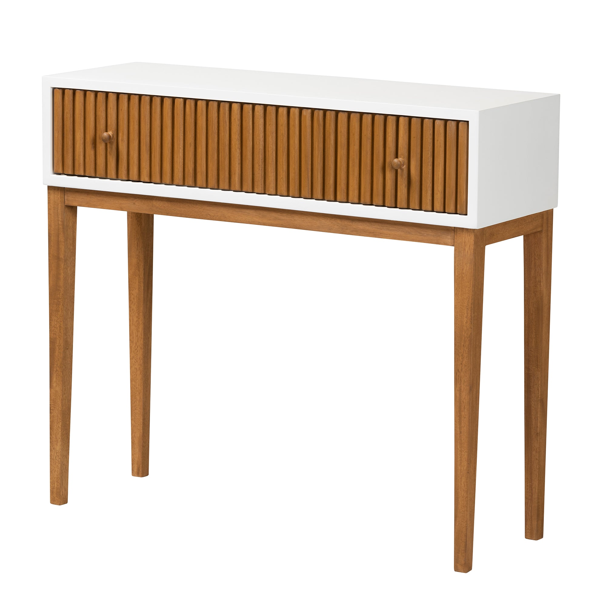 Harrietta Wood 1-Drawer Console Table