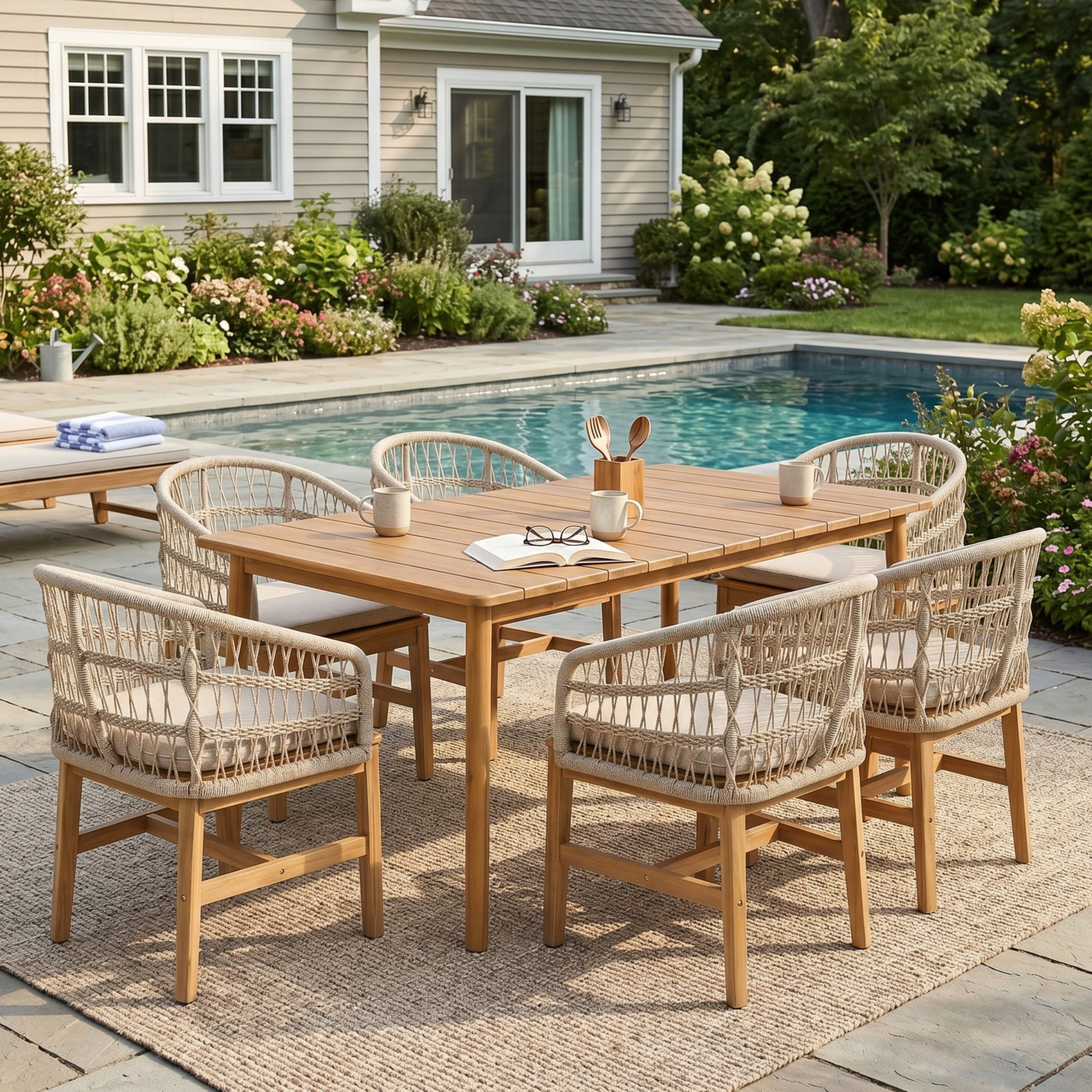 Laguna 7 Piece Outdoor Dining Set