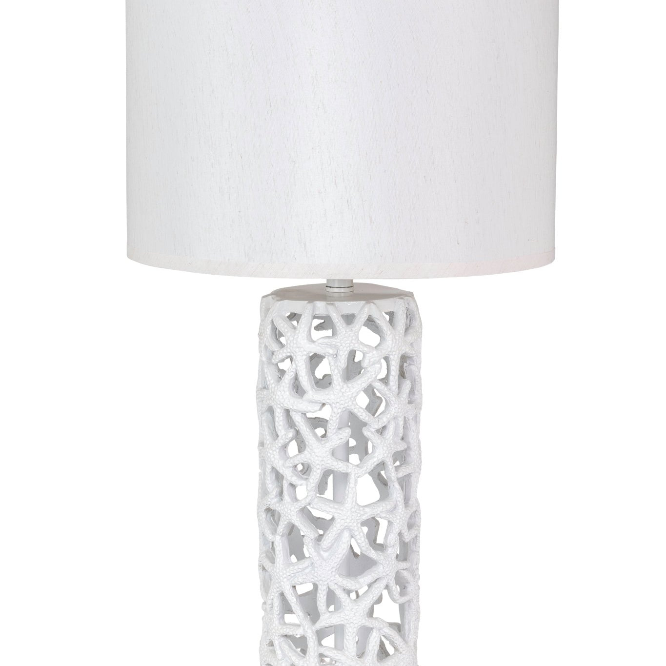 Darla 30" Poly Star Table Lamp -White, (Set of 2) - Table Lamps