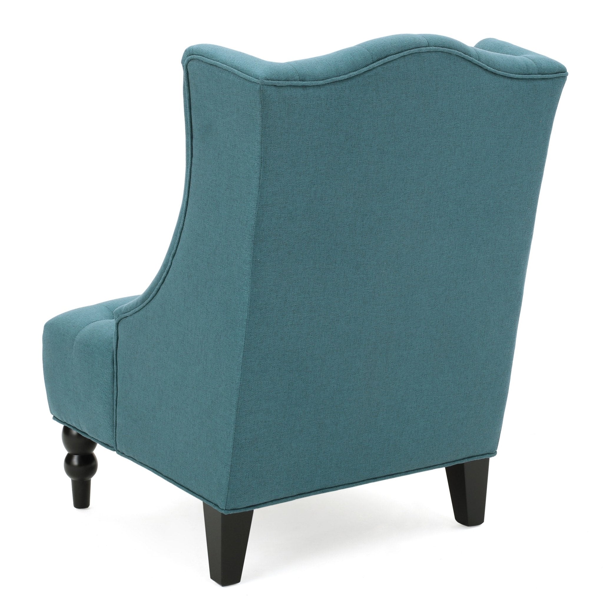 Dawned Upholstered Accent Chair with Button Tufting and Wing Back - Accent Chairs
