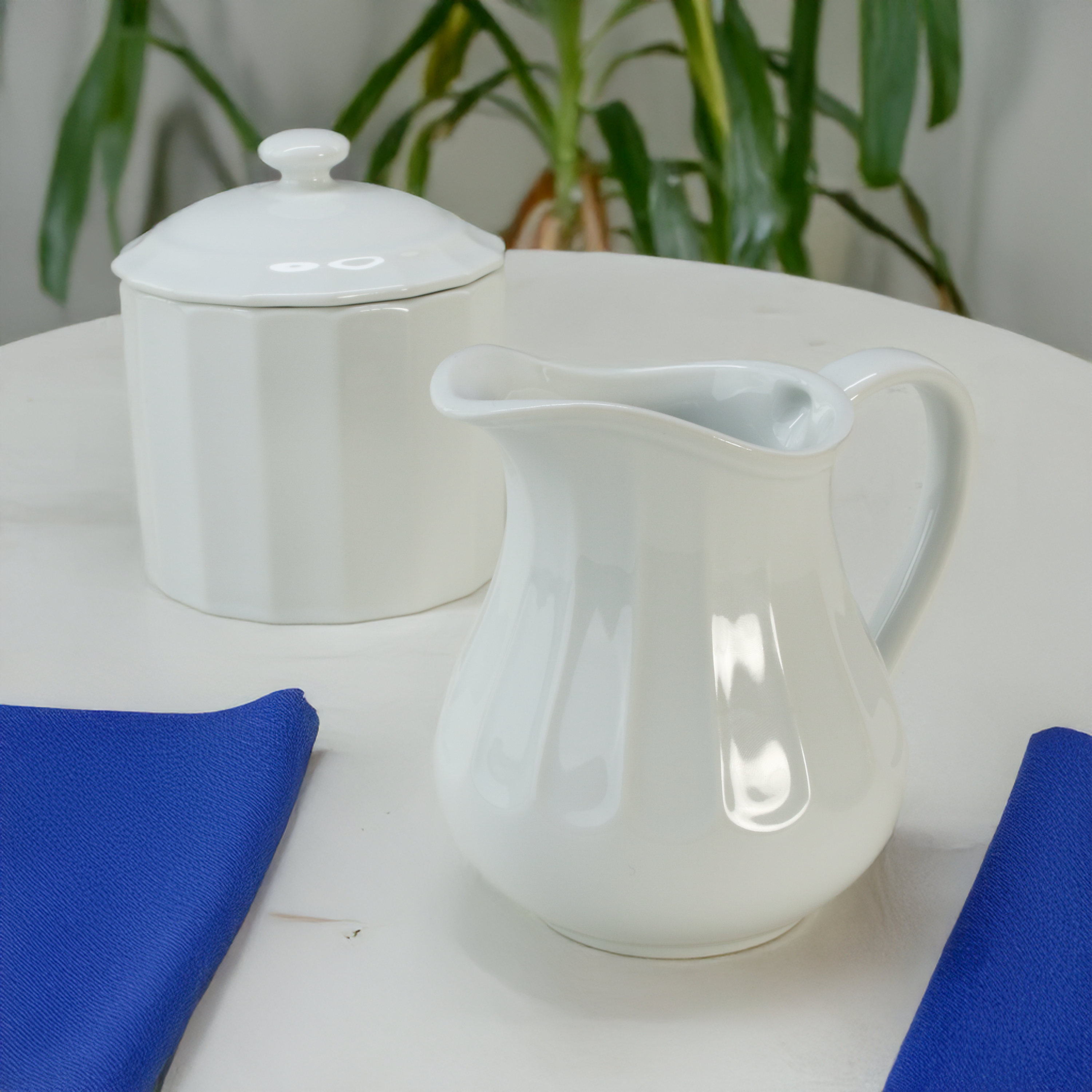 Panel Sugar And Creamer Set