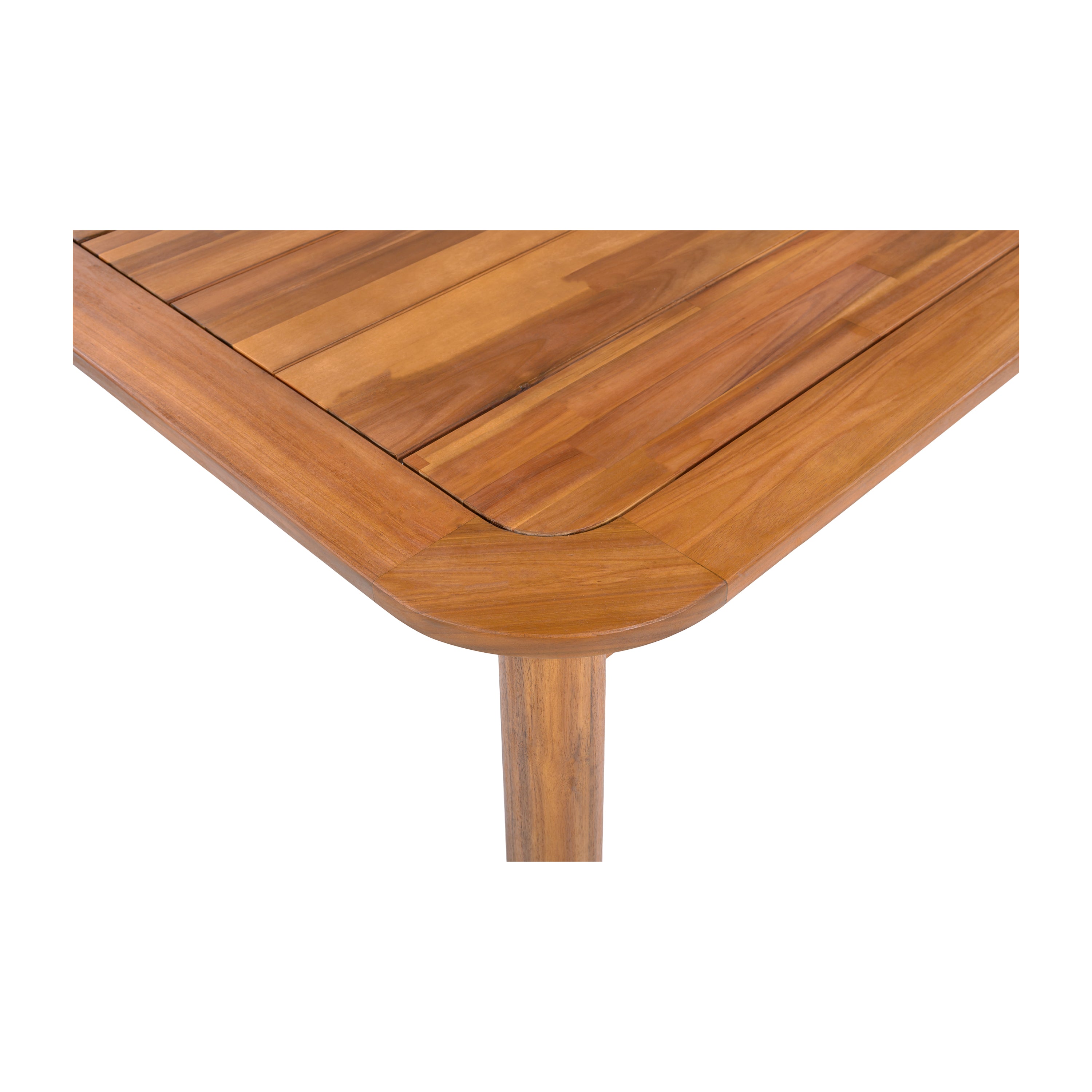 Modern 6-Person Acacia Wood Dining Table