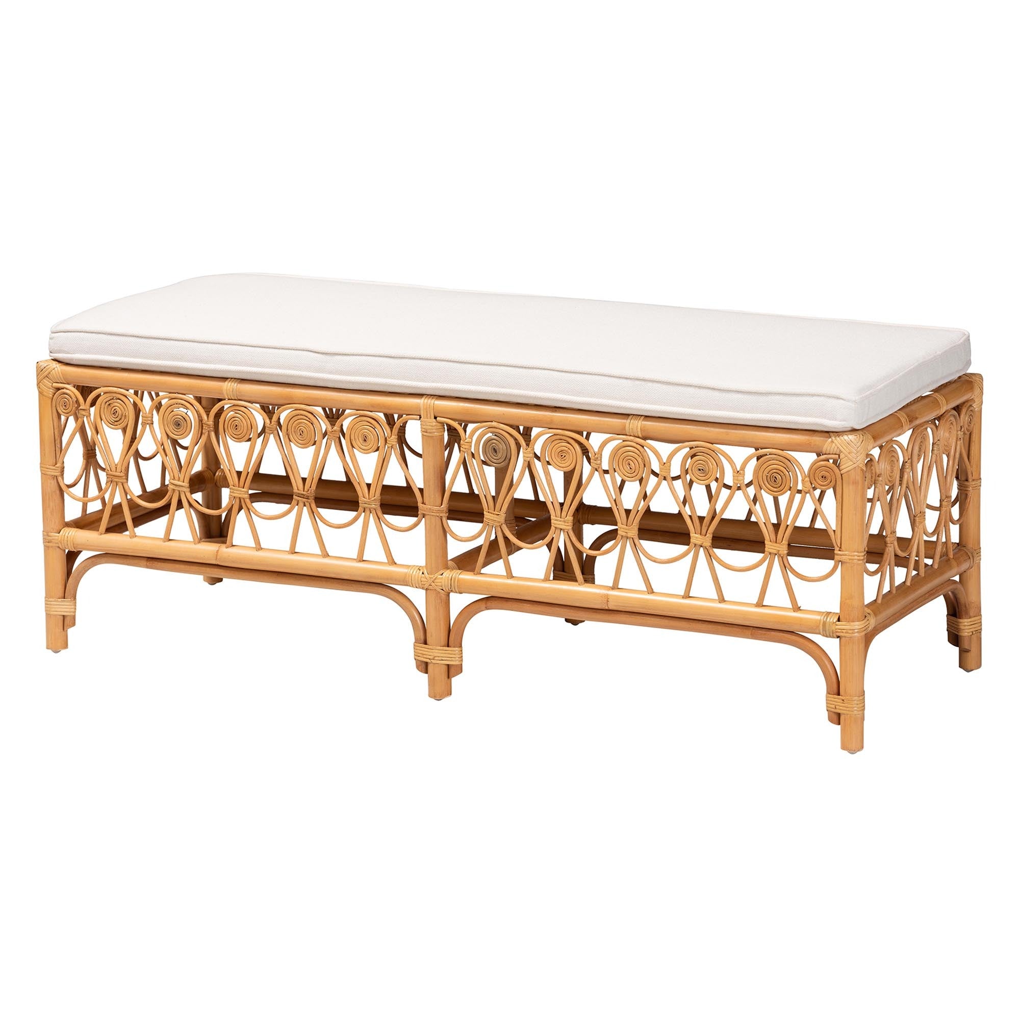 Rayhan Rattan Bench