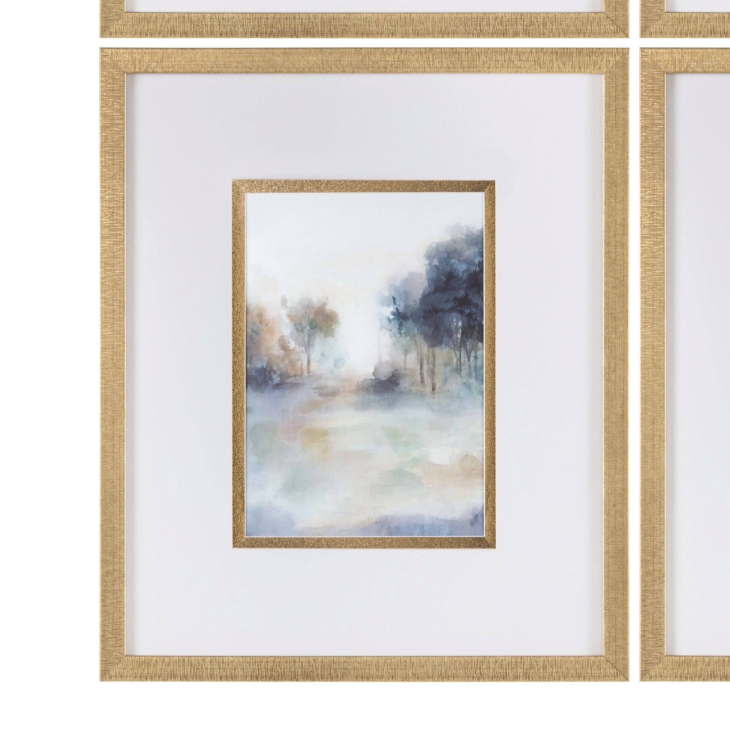 Becket 4 Piece Double Framed Landscape Wall Art