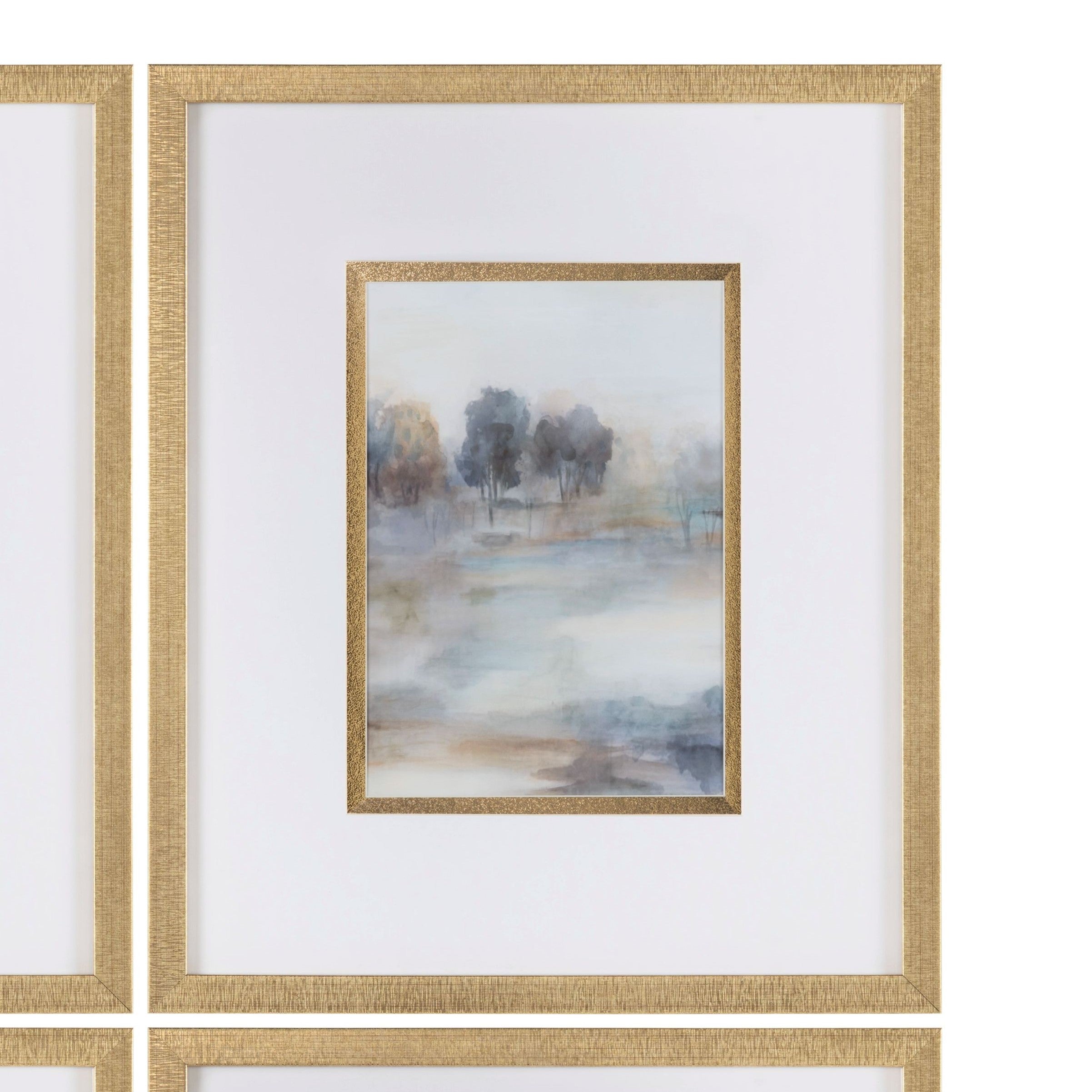 Becket 4 Piece Double Framed Landscape Wall Art
