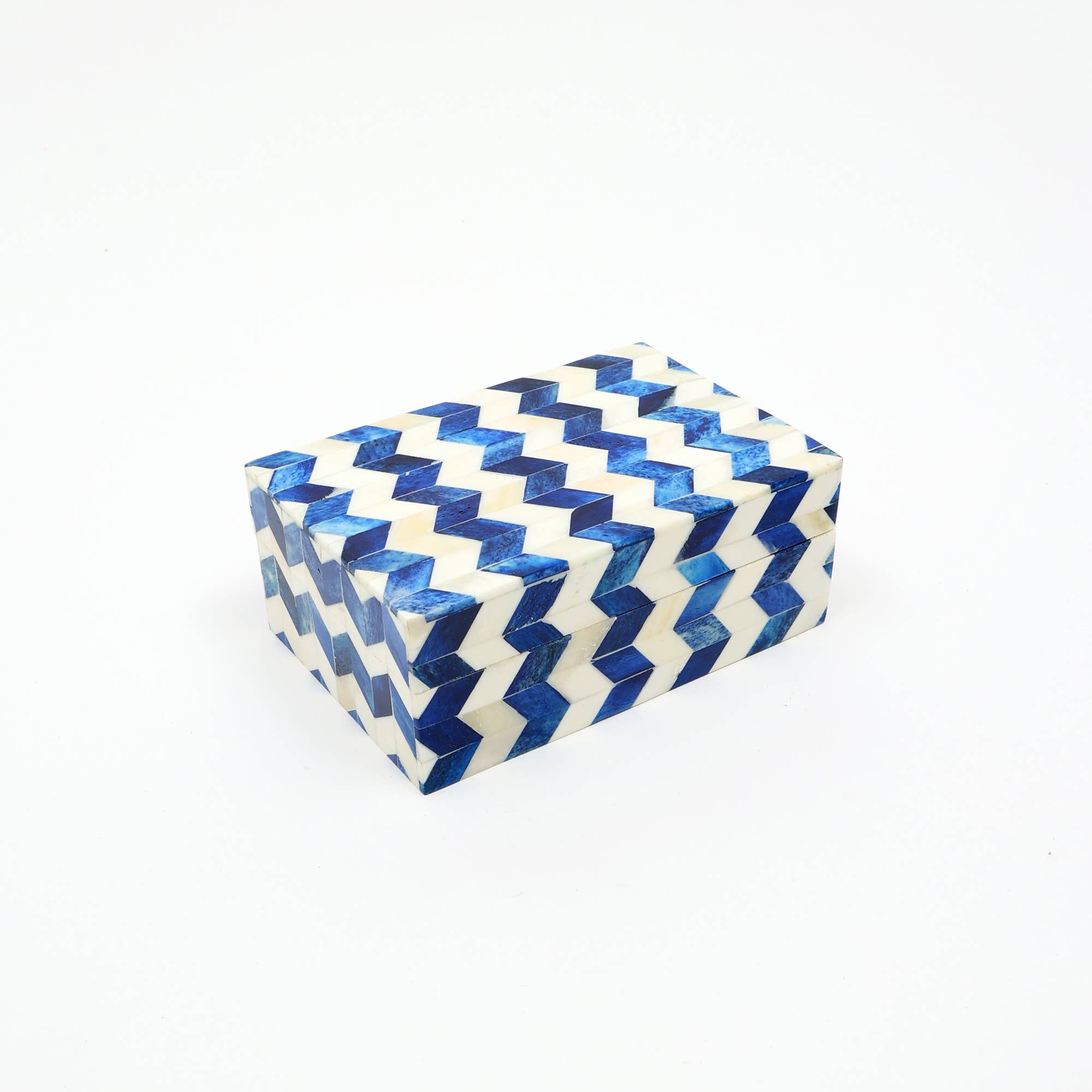 Zany Zigzag Wooden Box