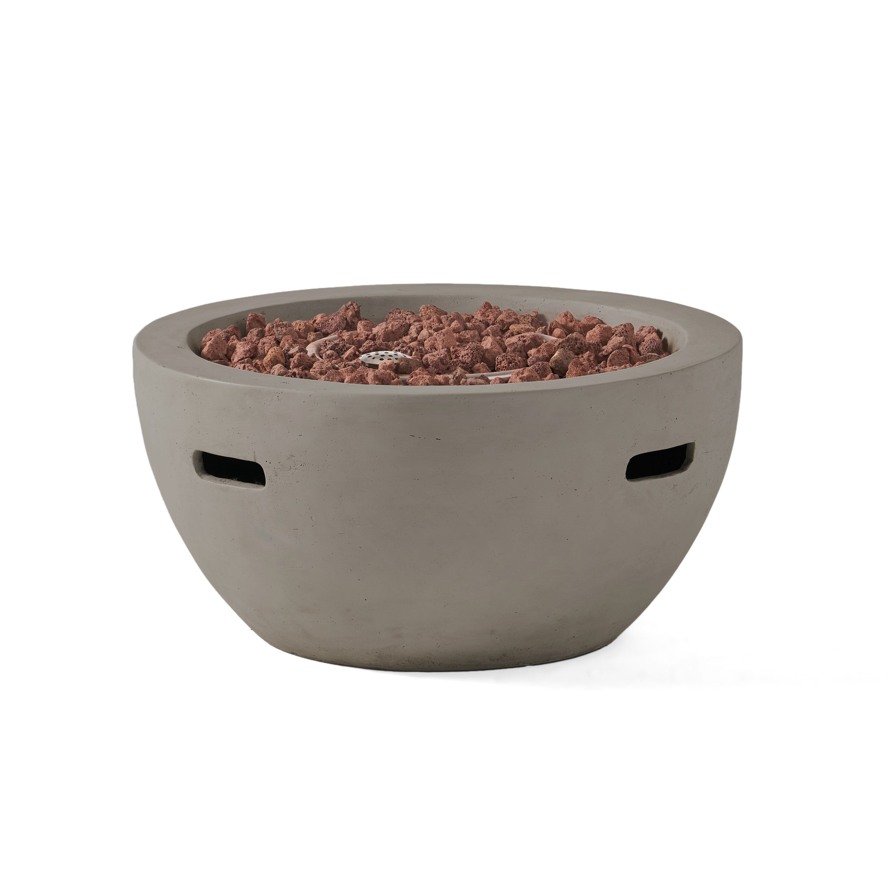 27" Bowl Shaped Propane Fire Pit, Tank Cover Not Included