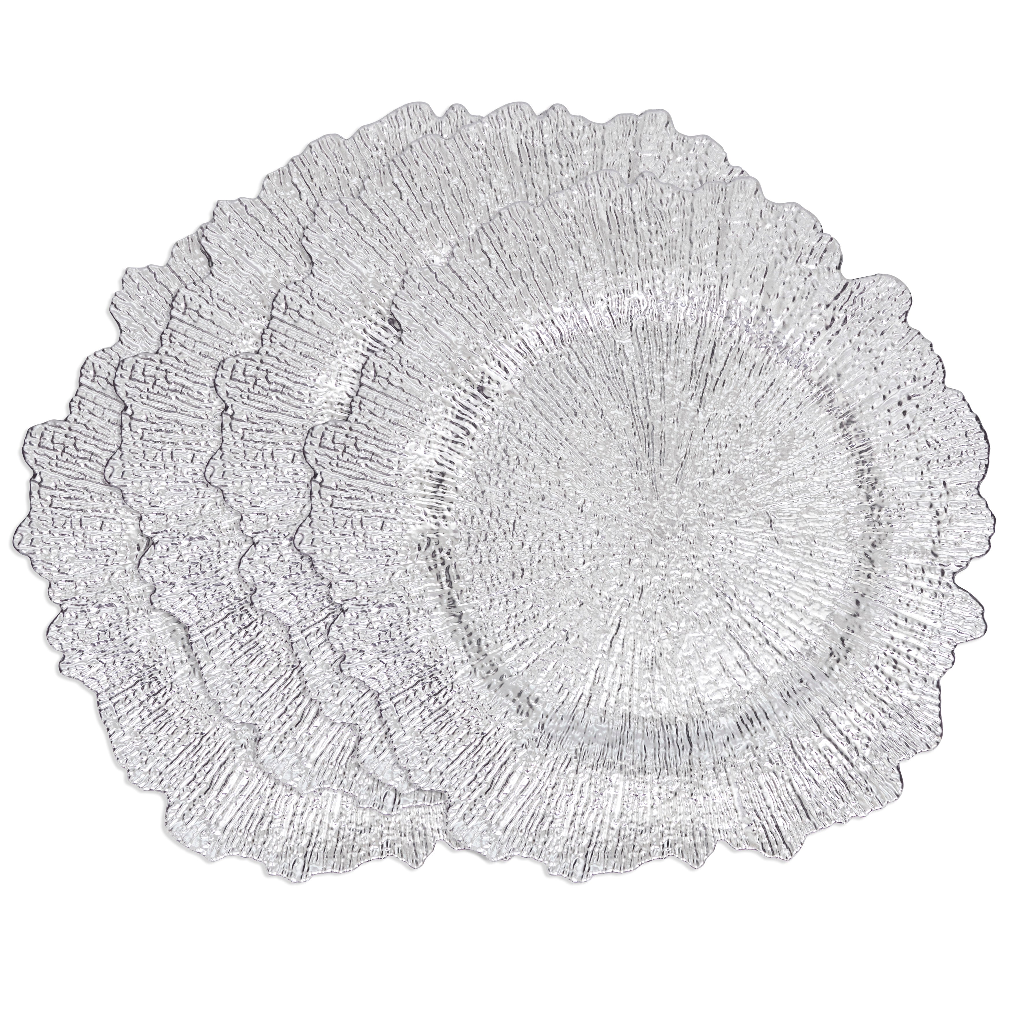 Radiant Elegance Starburst Charger, Set of 4