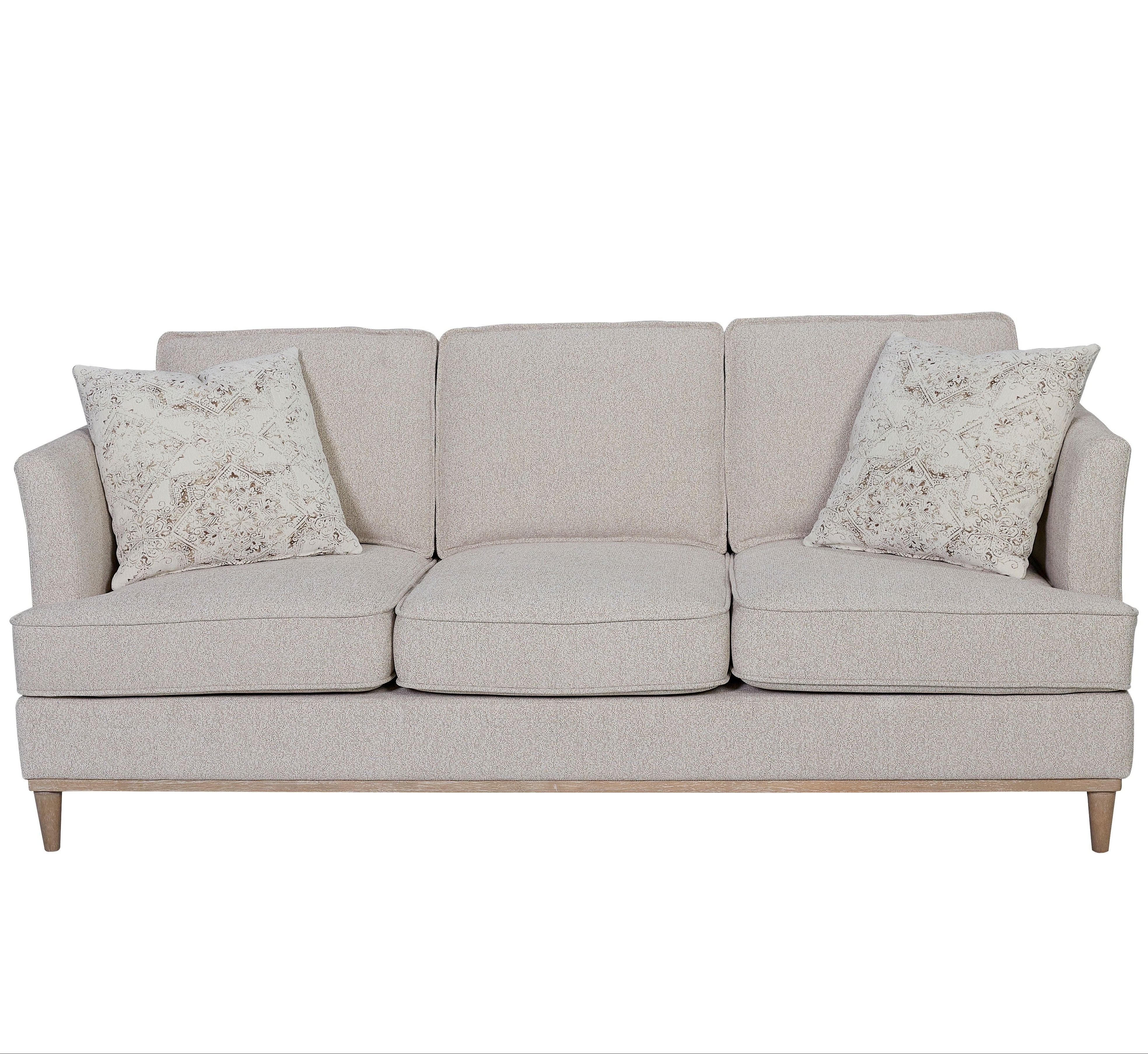 Sofa with 3 Reversable Cushions and 2 Pillows