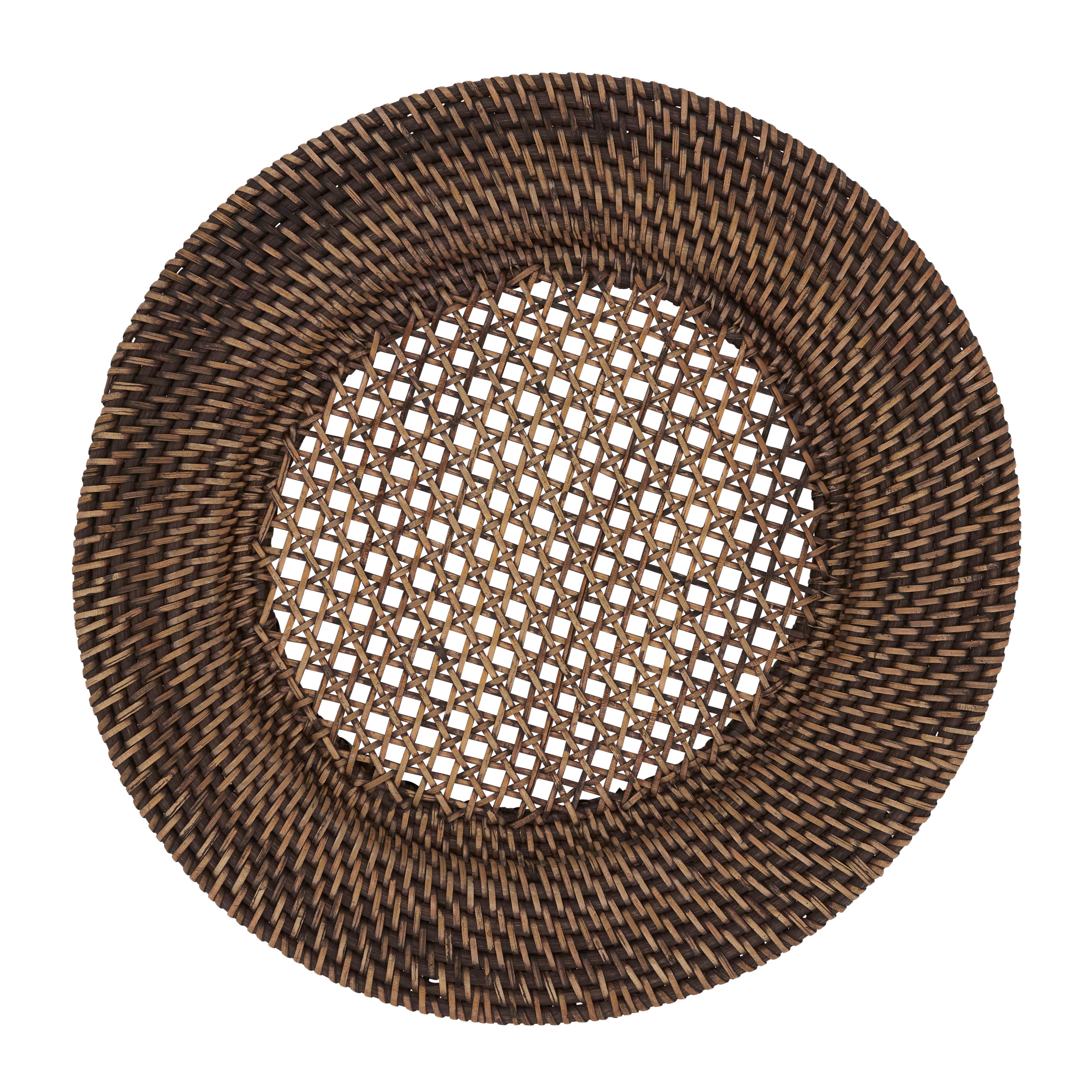 Handmade Rattan Charger, Set of 4