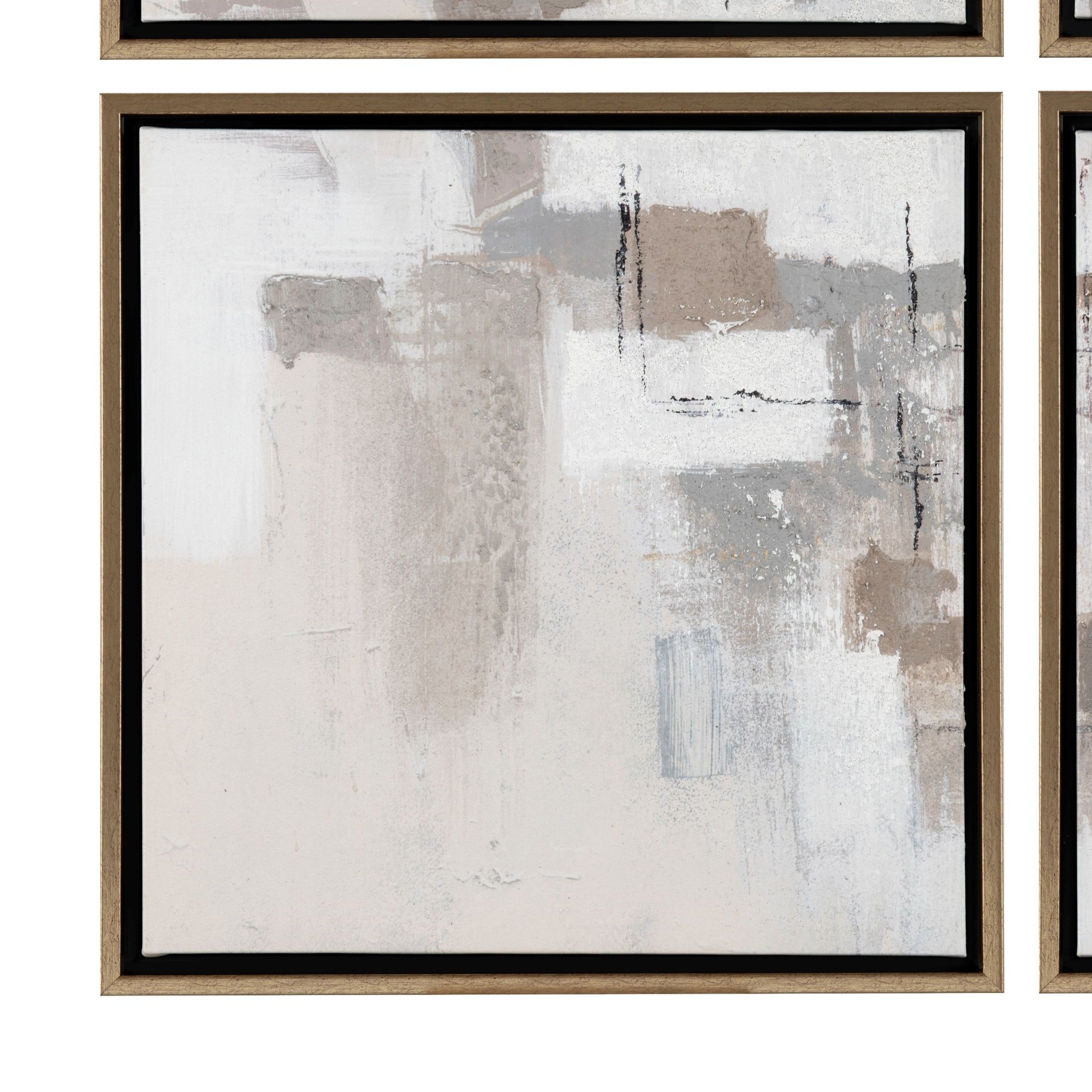4 Piece Printed Abstract Canvas Wall Art