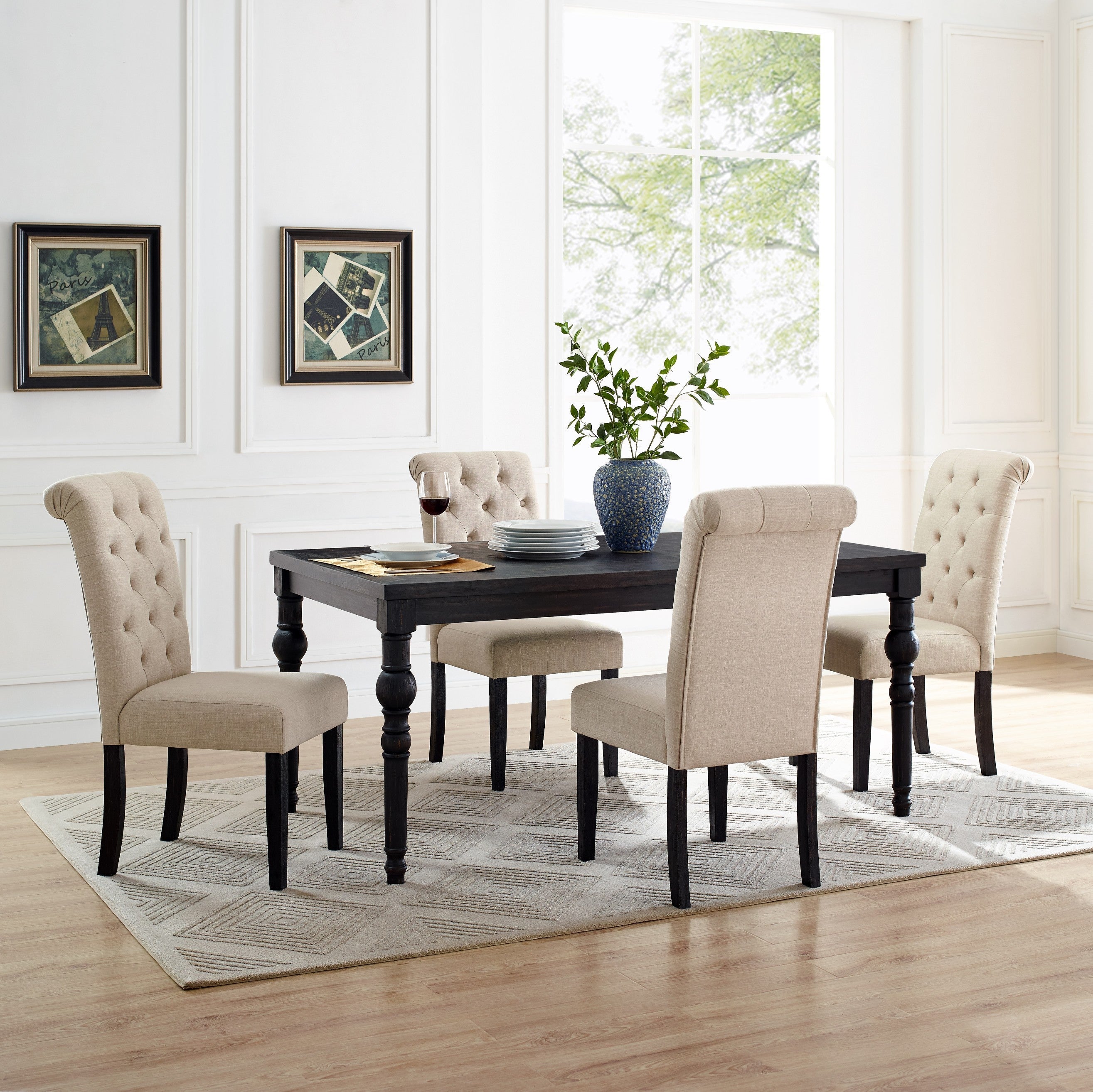 Levi Turned-Leg Dining Set