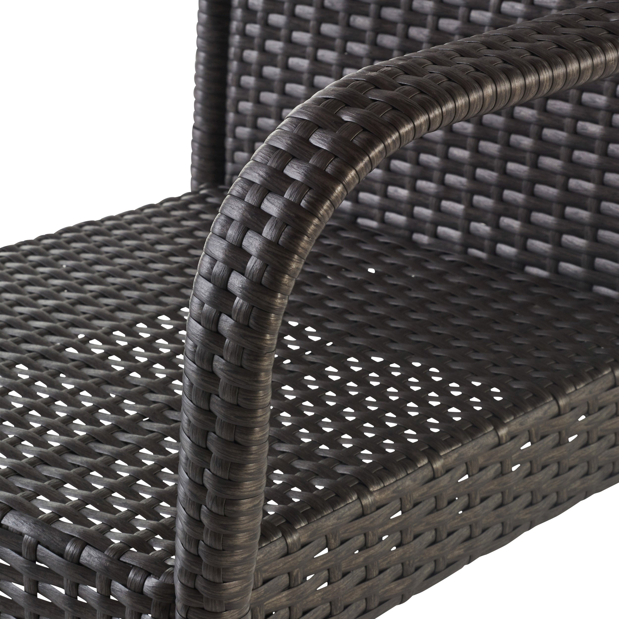 Littleton Outdoor Wicker Barstools, Set of 2