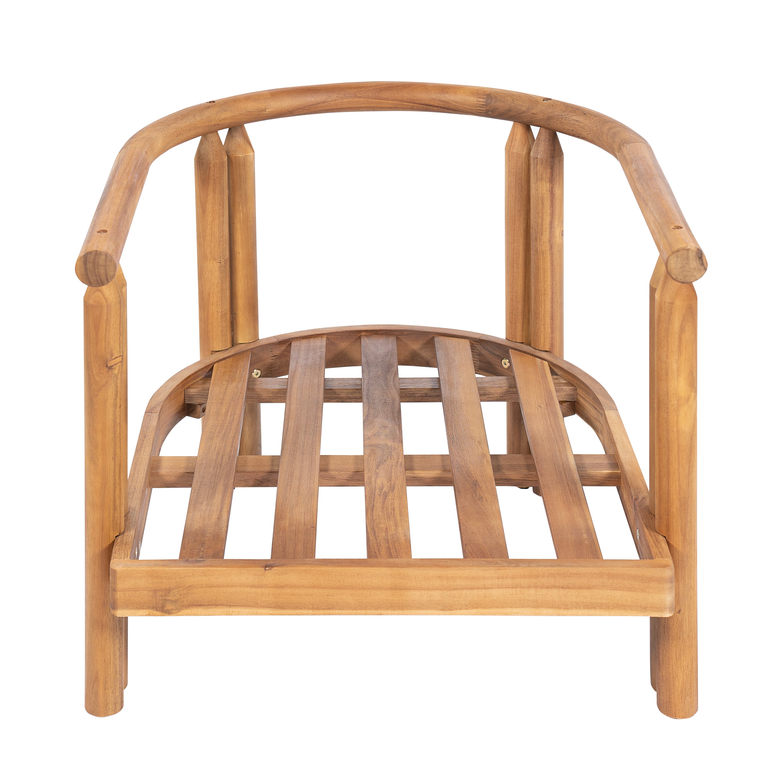 Cove Outdoor Acacia Wood 3pcs Chat Set