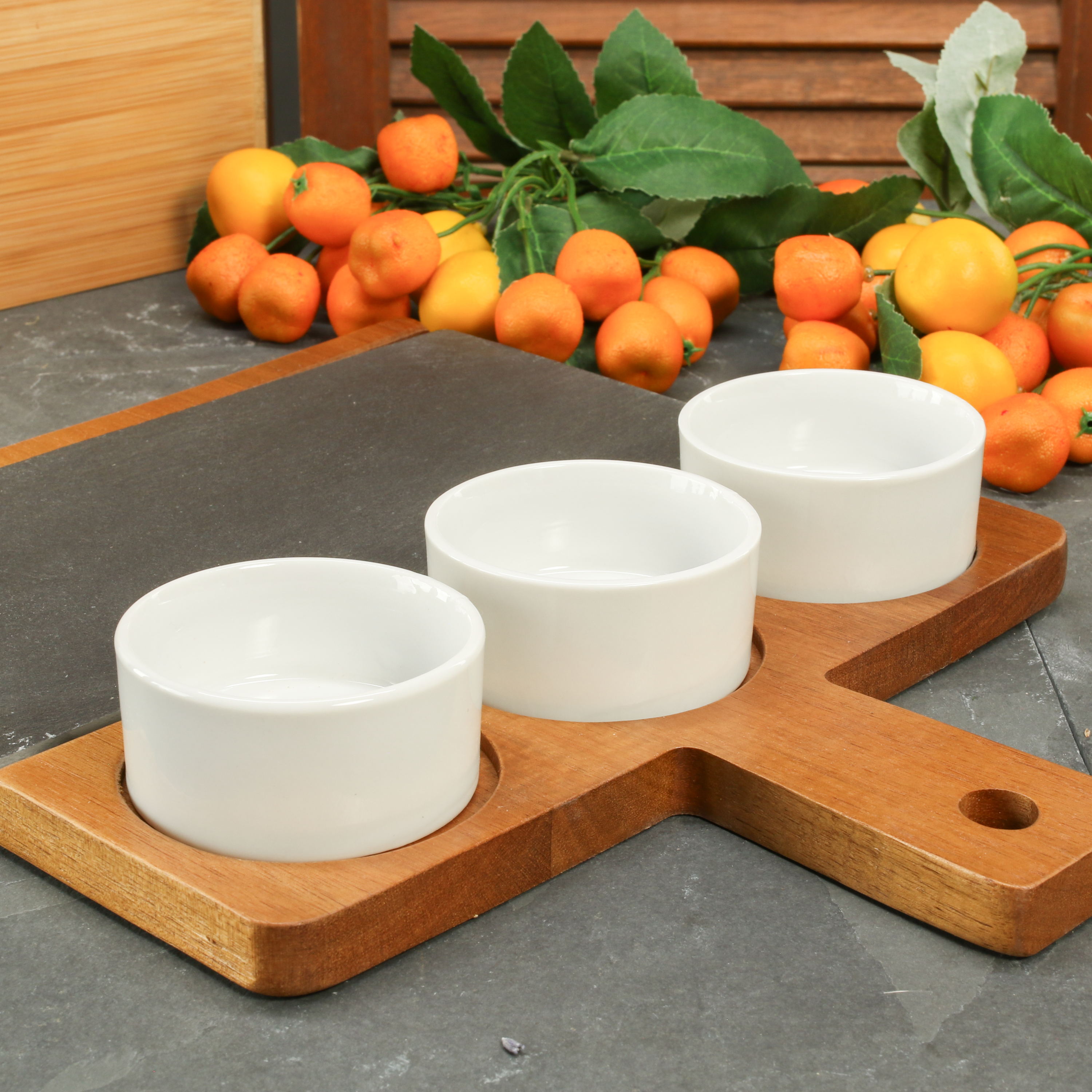4 Piece Wood Serving Board