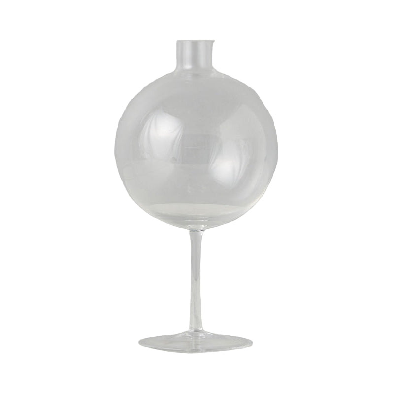 Clear Wine Glass Vase