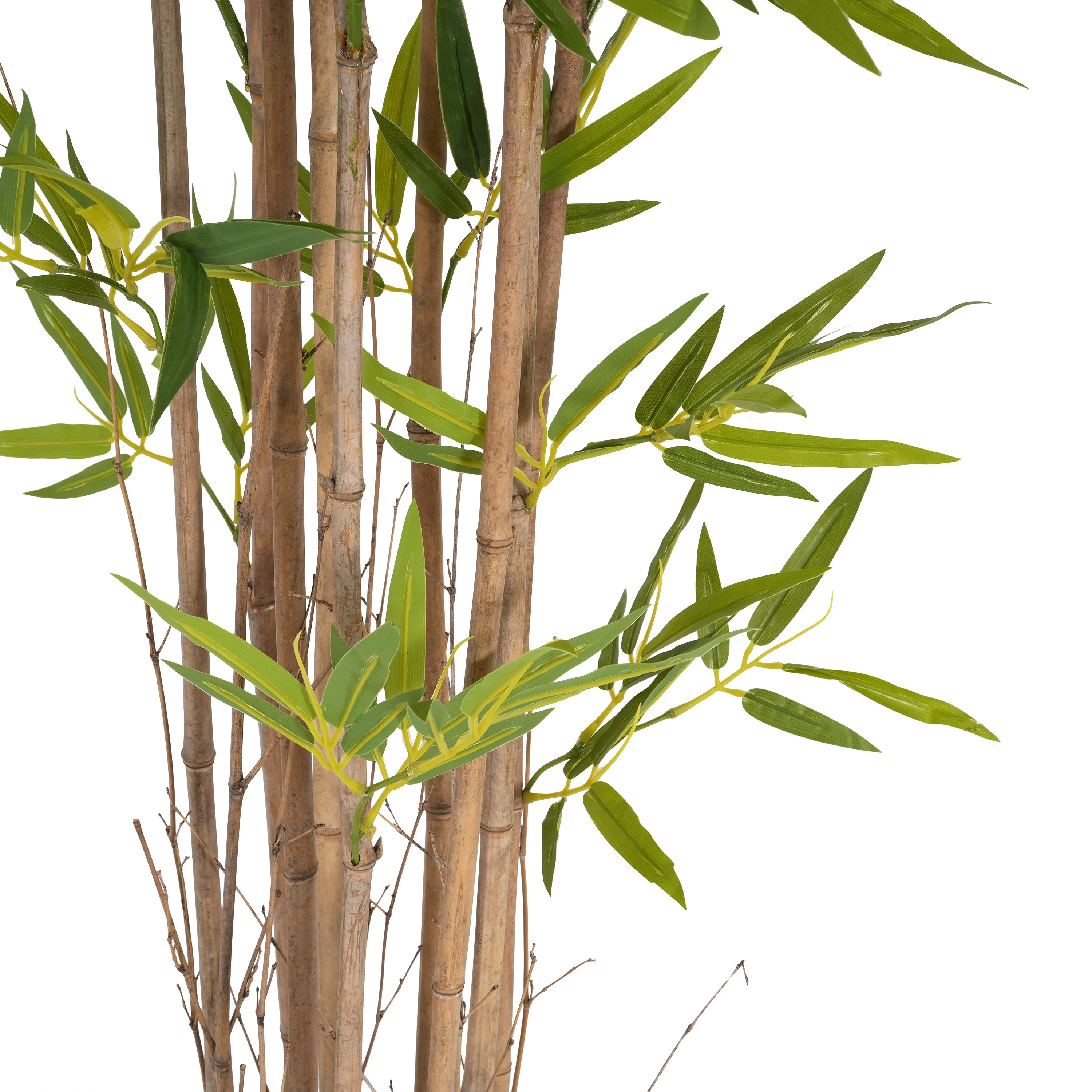 70" Artificial Bamboo with Black Plastic Pot