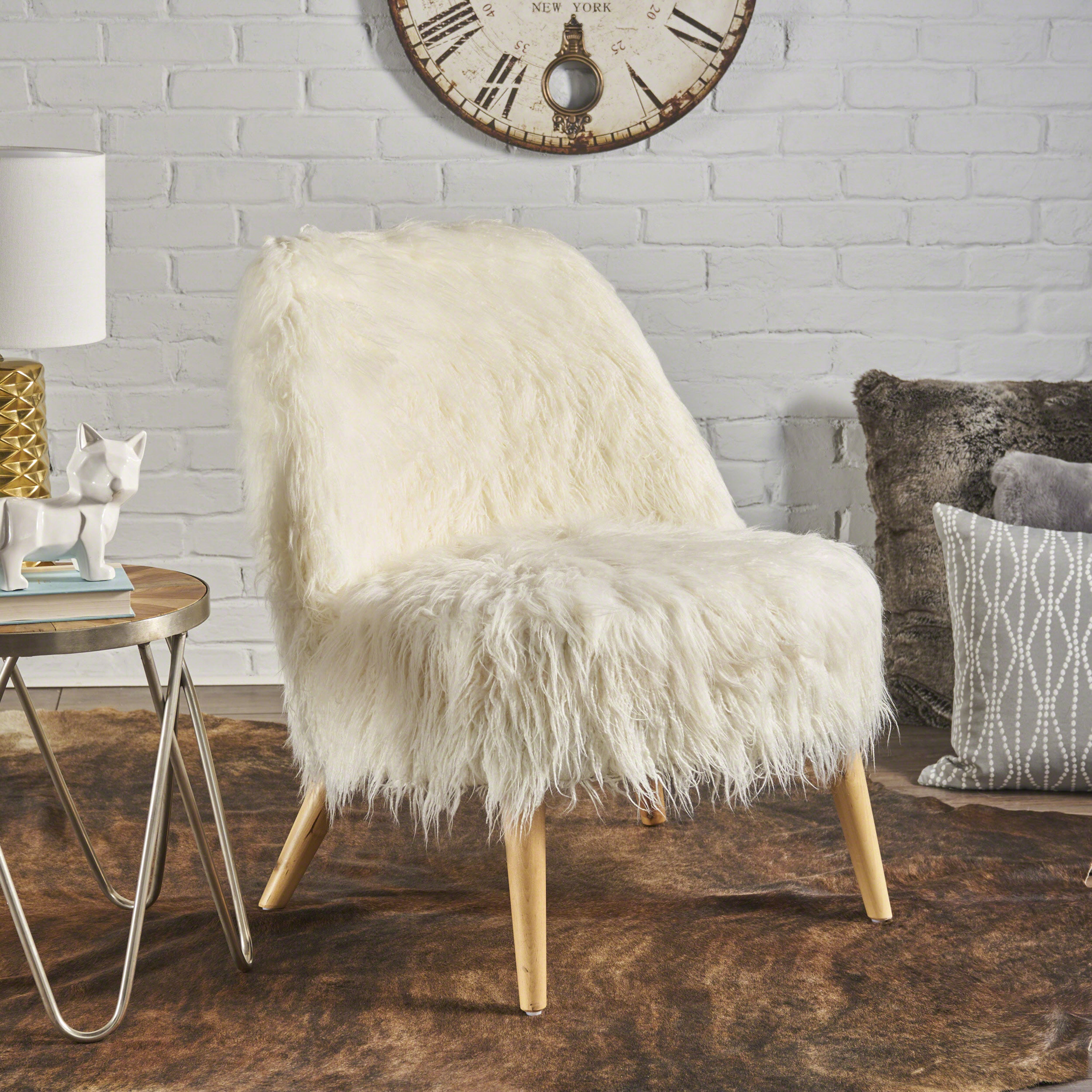 Modern Glam Accent Chair