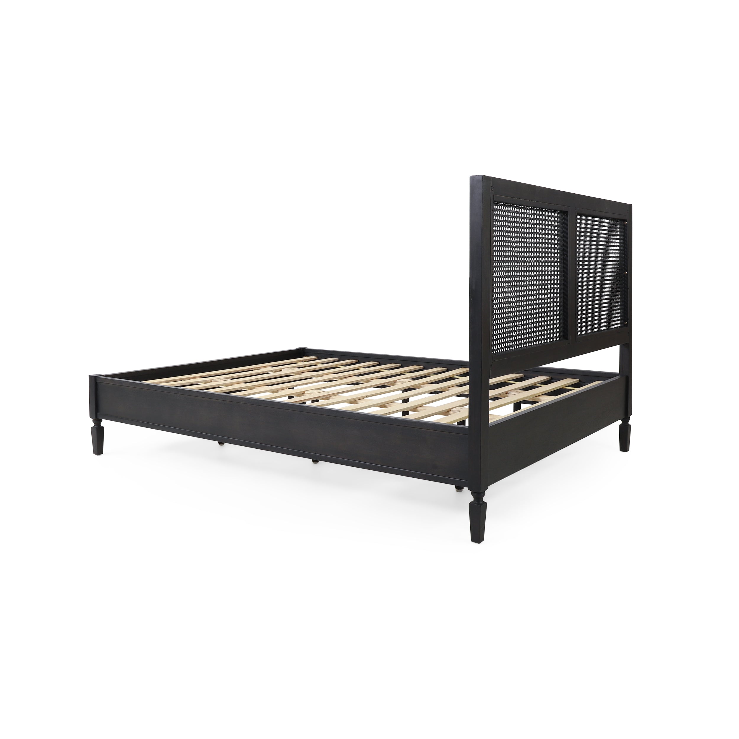 Balikos Solid Wood Queen Bed