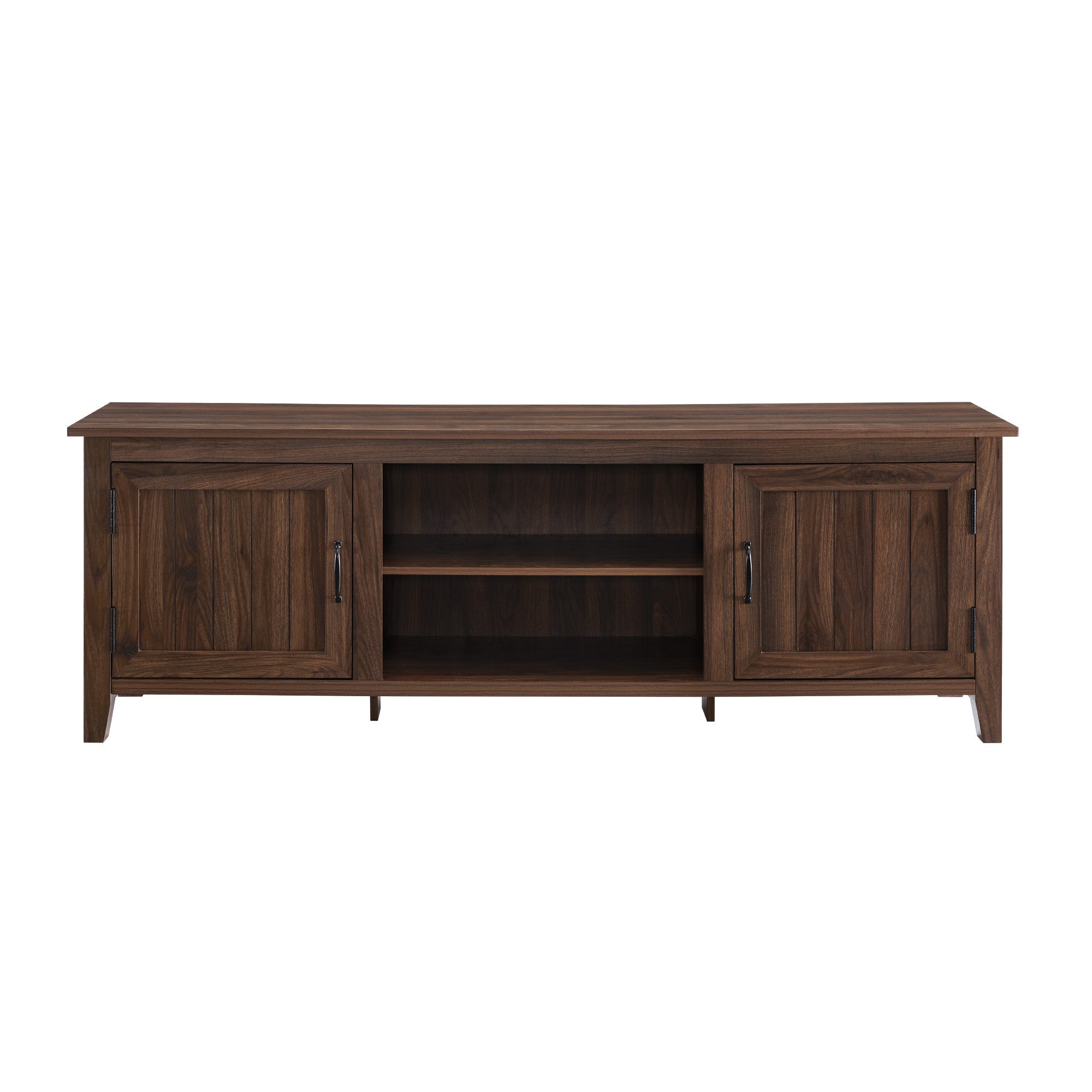 Dreamy 2-Door Grooved 70" TV Stand for 85" TVs - TV Stand