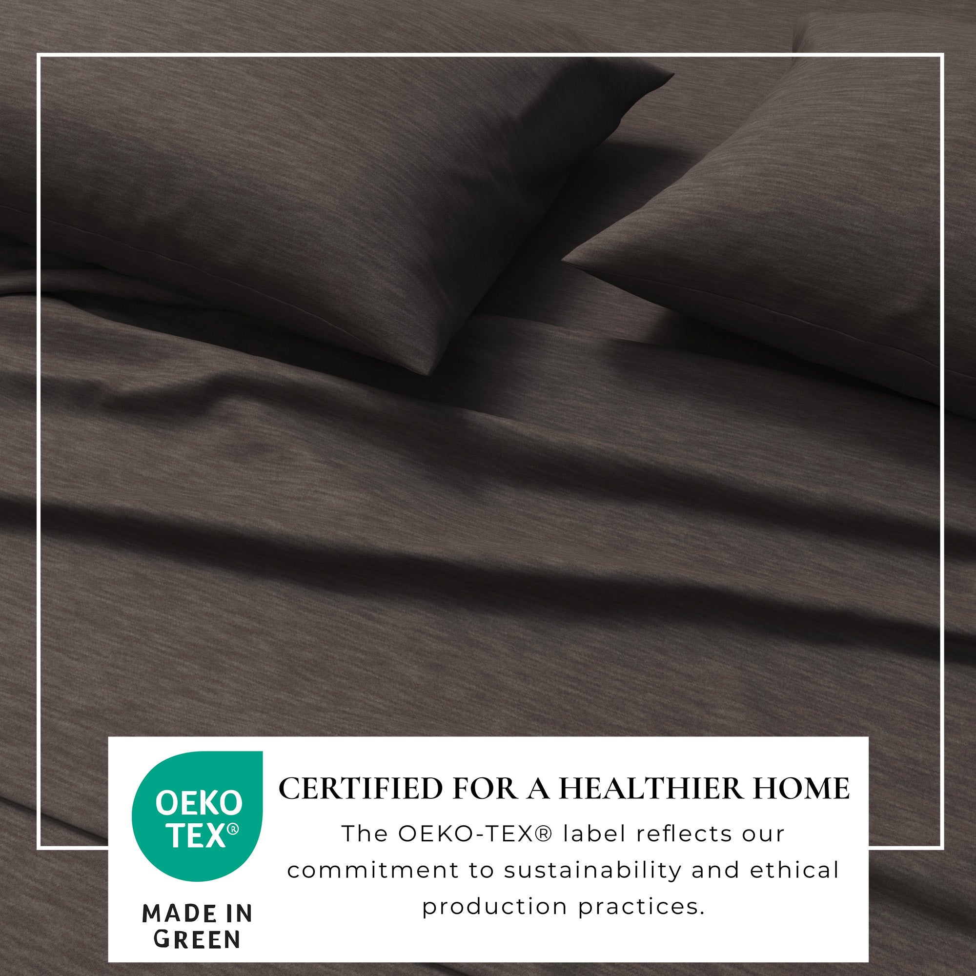 Cotton Heathered Melange Jersey Knit Sheet Set