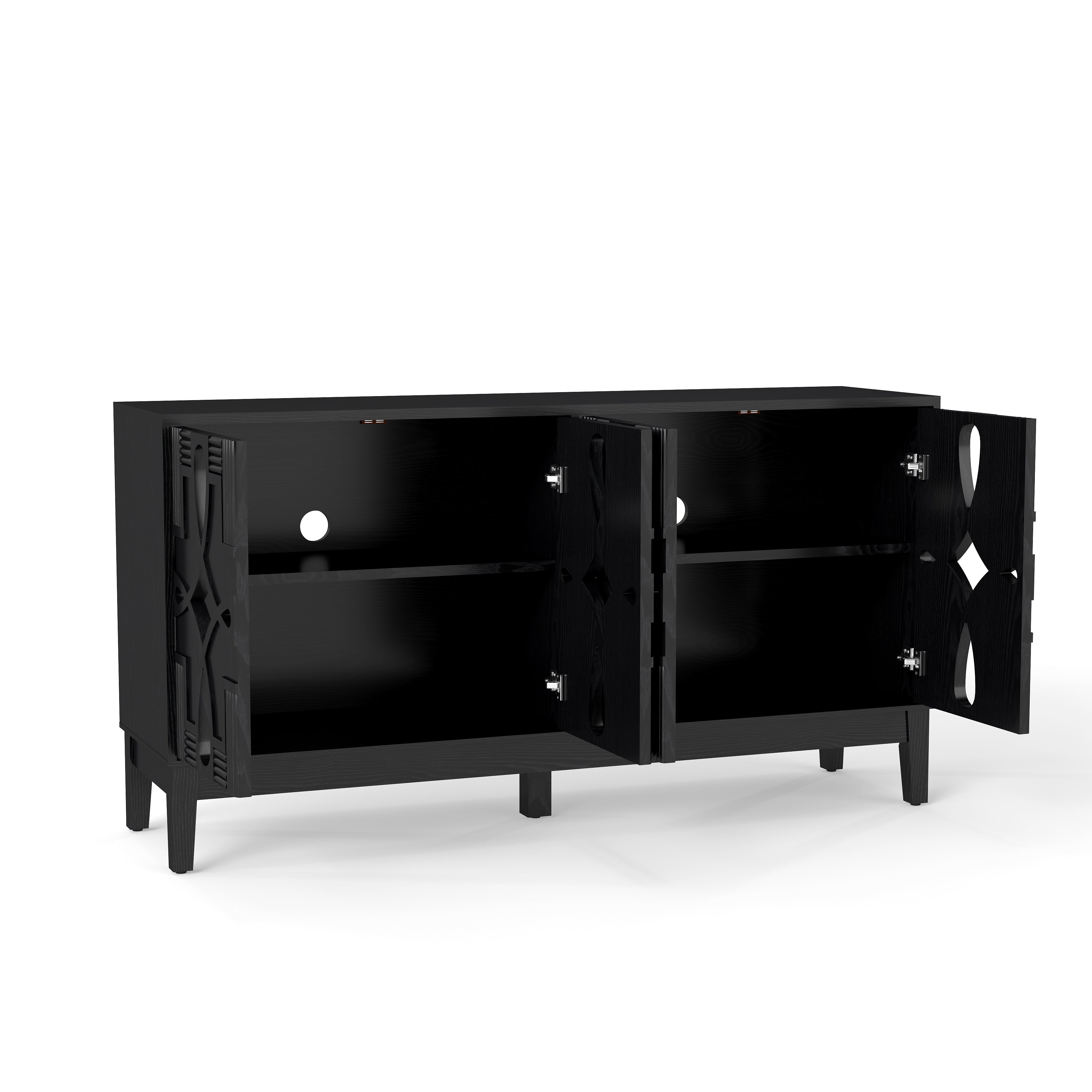 60.5' Mid Century Modern  Sideboard