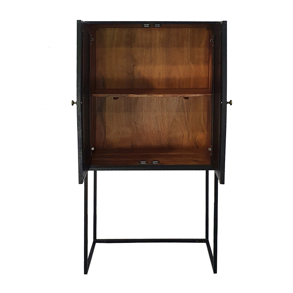 Minimalist Black Cabinet