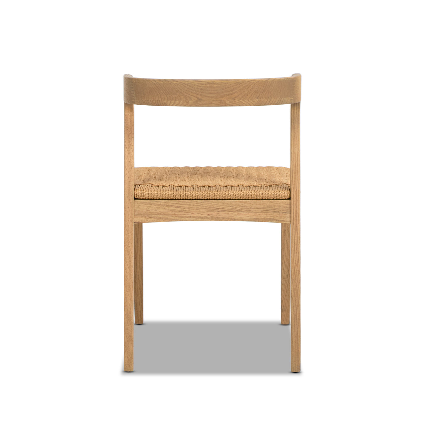 Capri Woven Seat Stacking Wood Dining Chair